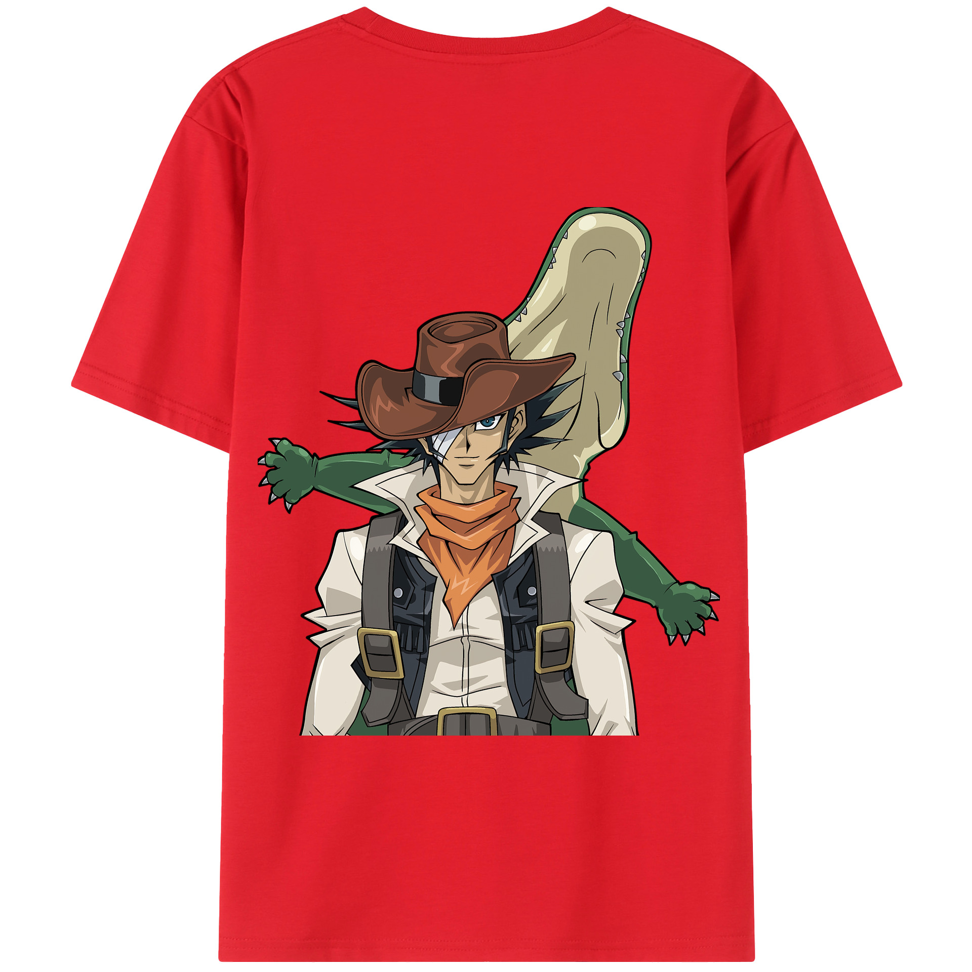 （画像用） 遊☆戯☆王 Yu-Gi-Oh! 綿100％ メンズ半袖Tシャツ（バックプリント） 通気性