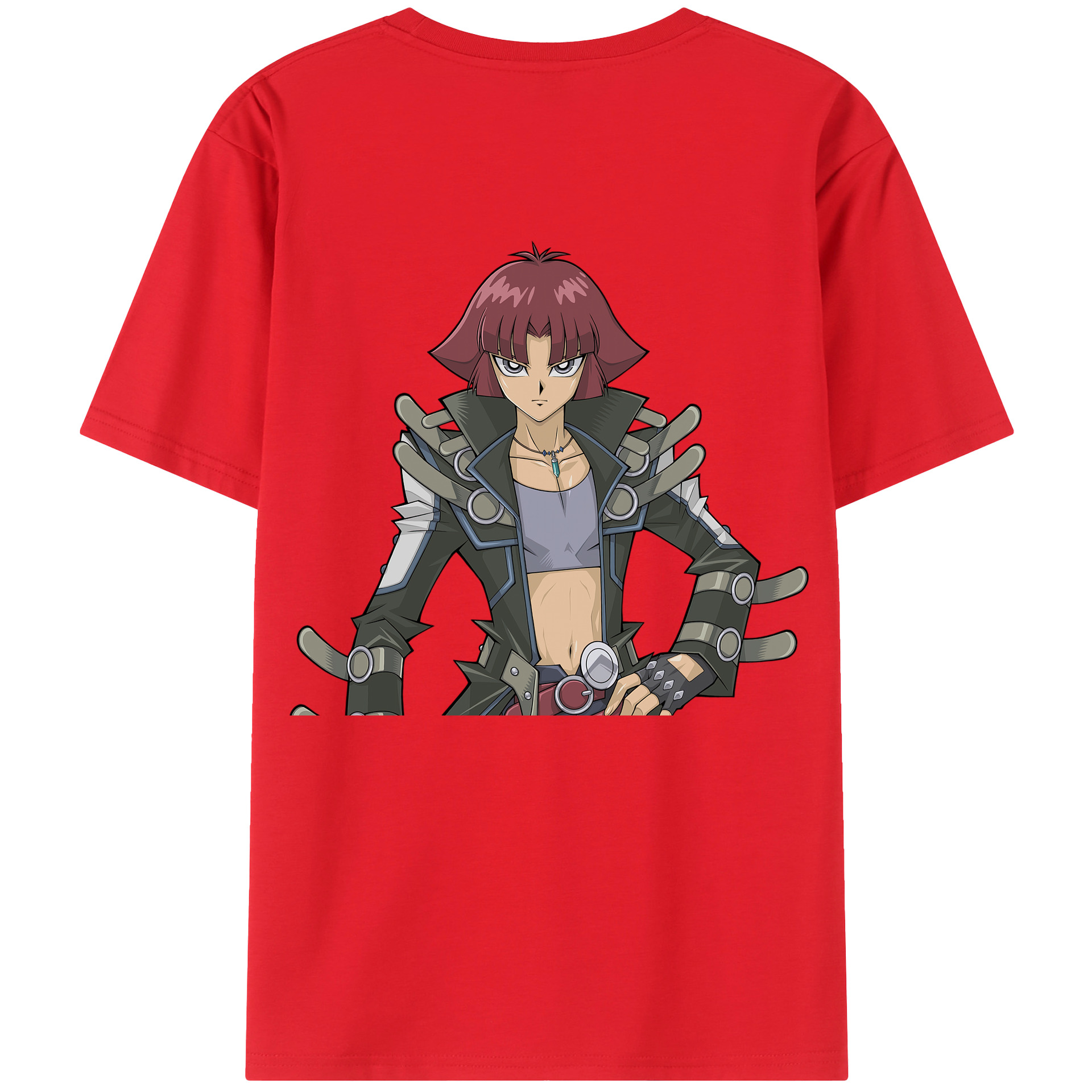 （画像用） 遊☆戯☆王 Yu-Gi-Oh! 綿100％ メンズ半袖Tシャツ（バックプリント） 通気性
