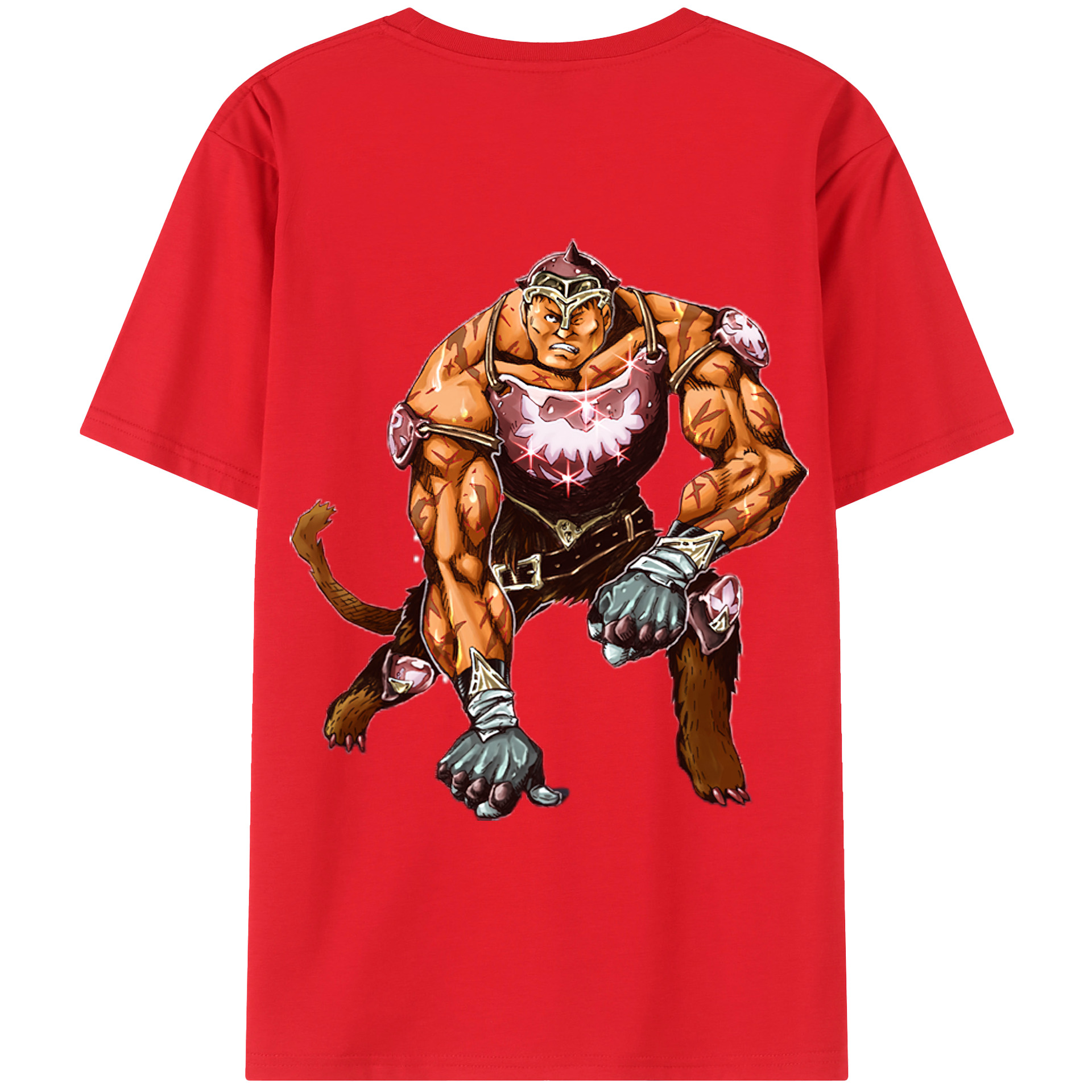（画像用） 遊☆戯☆王 Yu-Gi-Oh! 綿100％ メンズ半袖Tシャツ（バックプリント） 通気性