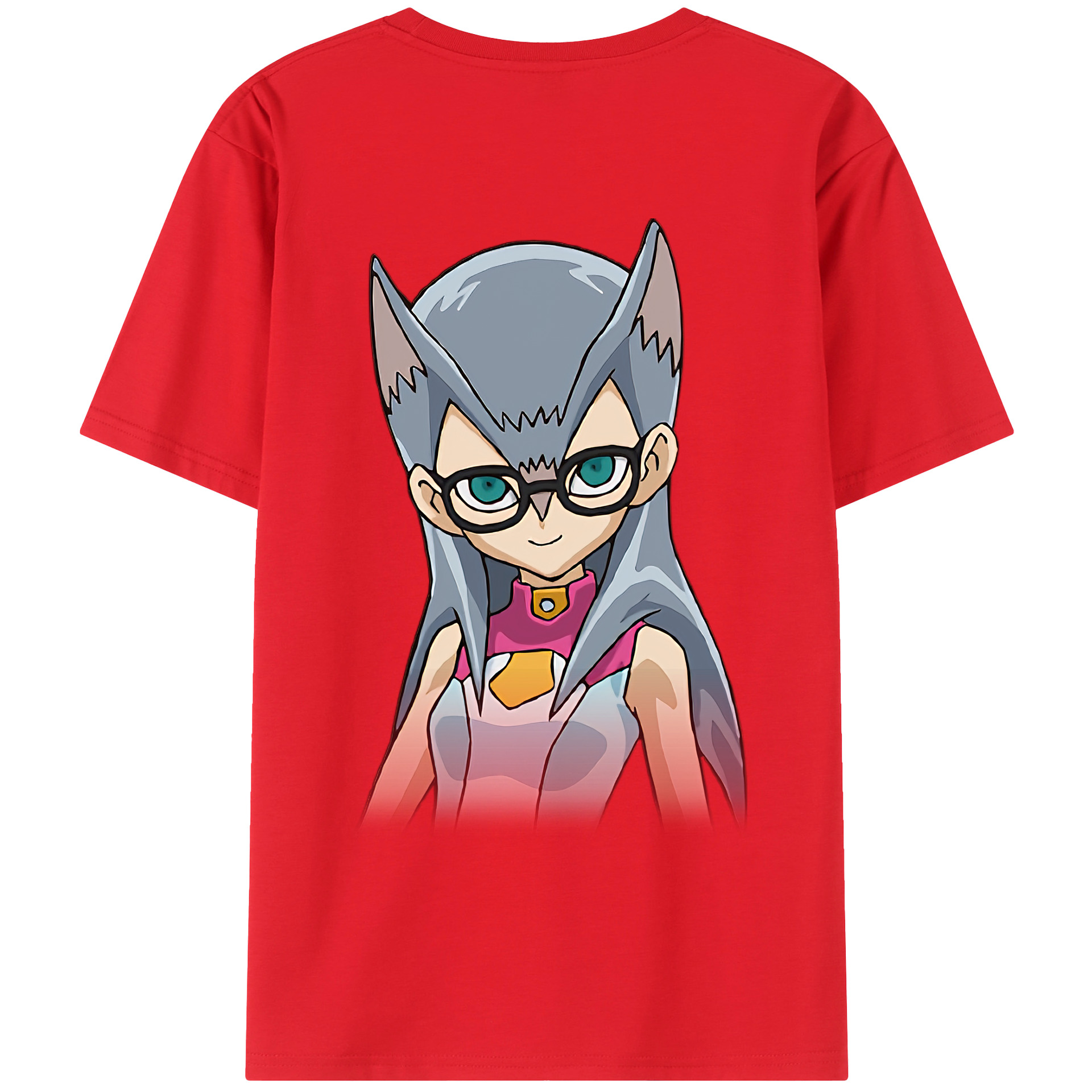 （画像用） 遊☆戯☆王 Yu-Gi-Oh! 綿100％ メンズ半袖Tシャツ（バックプリント） 通気性
