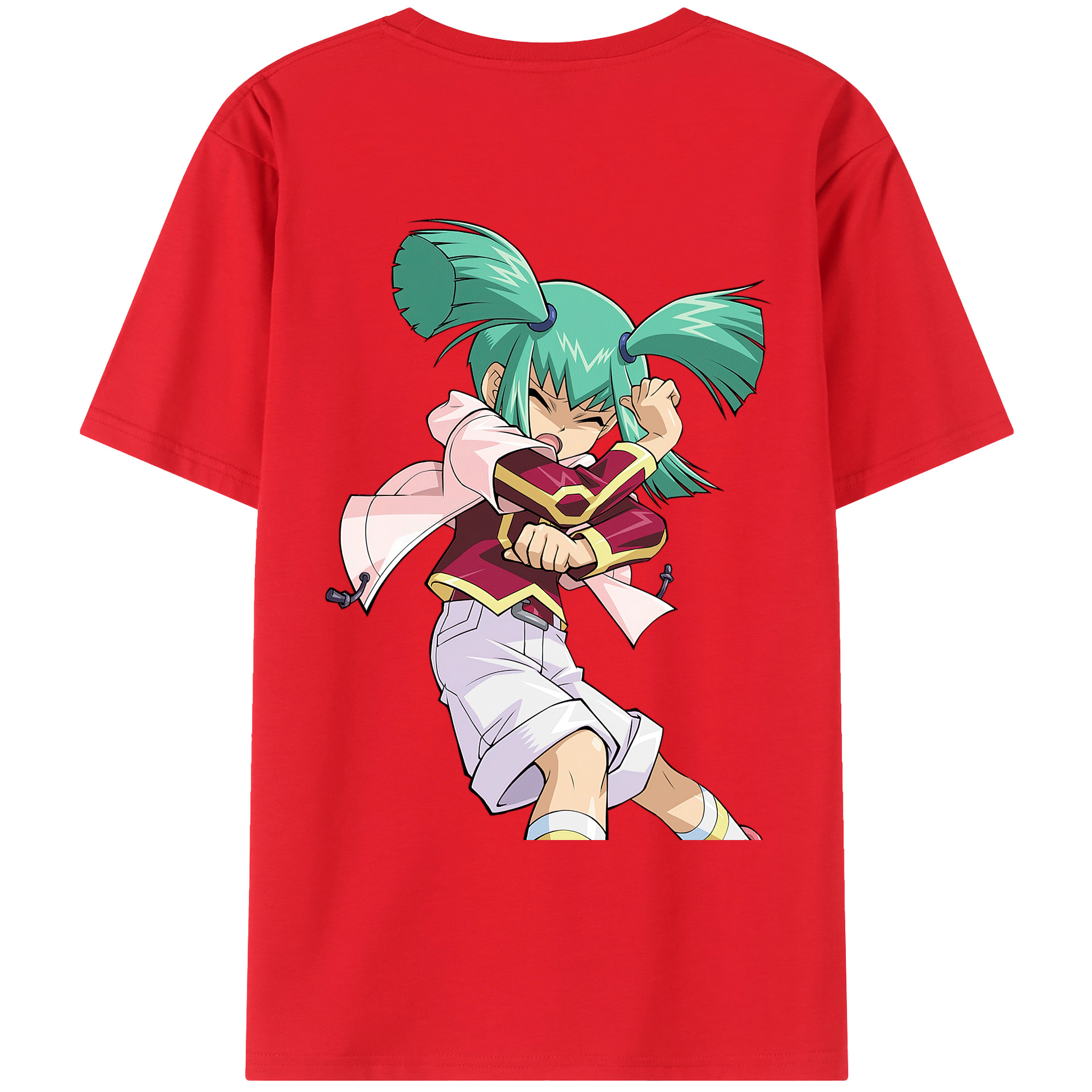 （画像用） 遊☆戯☆王 Yu-Gi-Oh! 綿100％ メンズ半袖Tシャツ（バックプリント） 通気性
