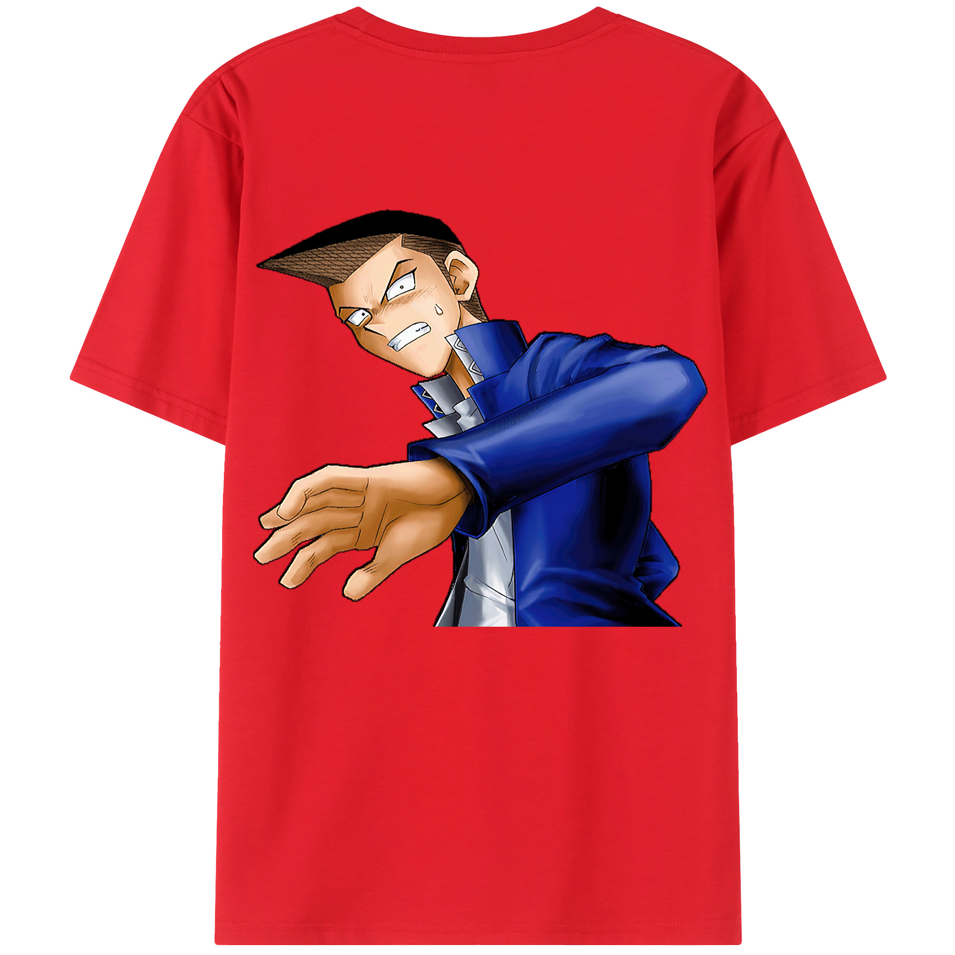 （画像用） 遊☆戯☆王 Yu-Gi-Oh! 綿100％ メンズ半袖Tシャツ（バックプリント） 通気性