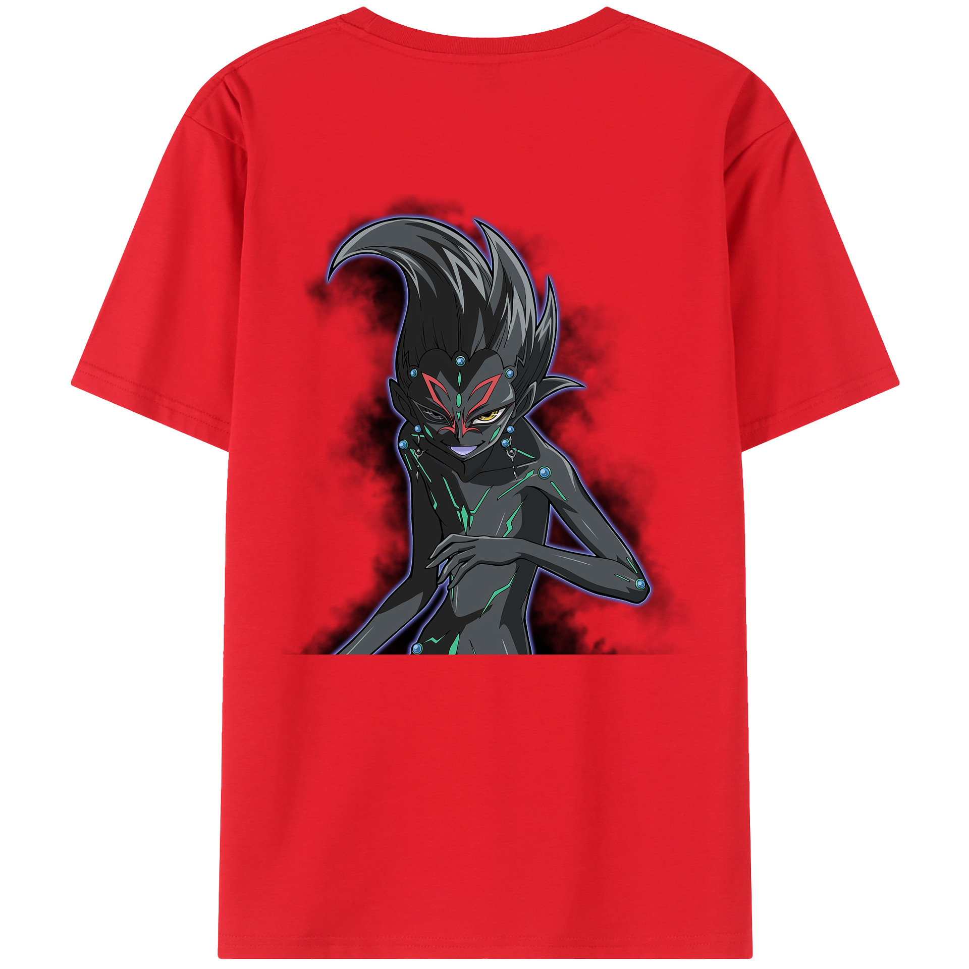 （画像用） 遊☆戯☆王 Yu-Gi-Oh! 綿100％ メンズ半袖Tシャツ（バックプリント） 通気性