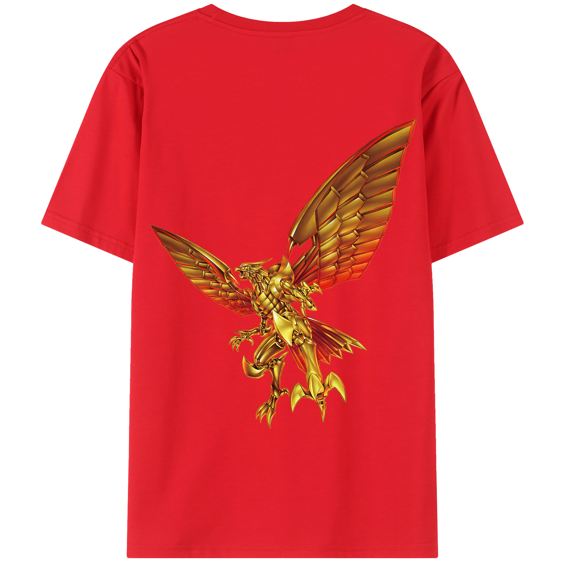 （画像用） 遊☆戯☆王 Yu-Gi-Oh! 綿100％ メンズ半袖Tシャツ（バックプリント） 通気性