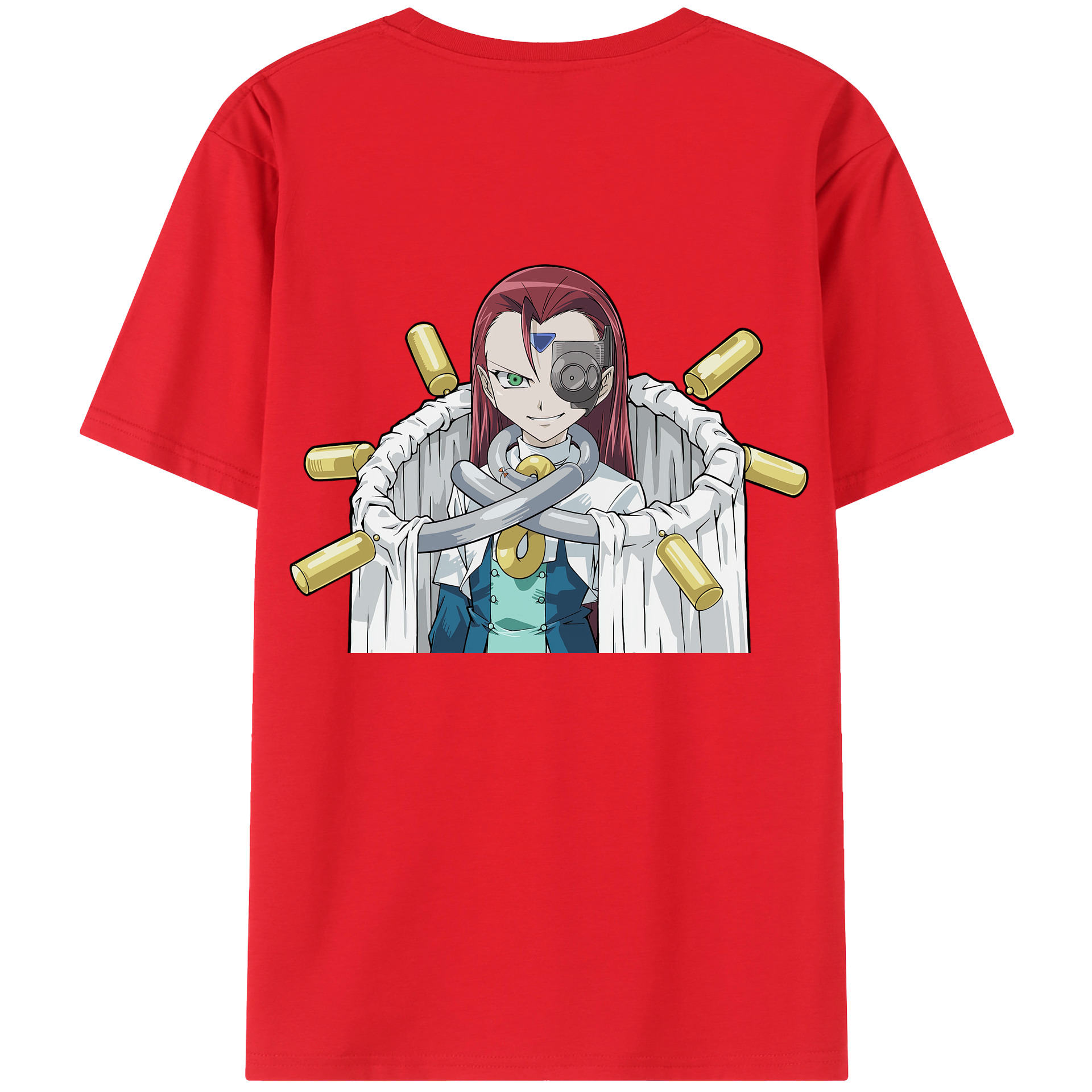 （画像用） 遊☆戯☆王 Yu-Gi-Oh! 綿100％ メンズ半袖Tシャツ（バックプリント） 通気性