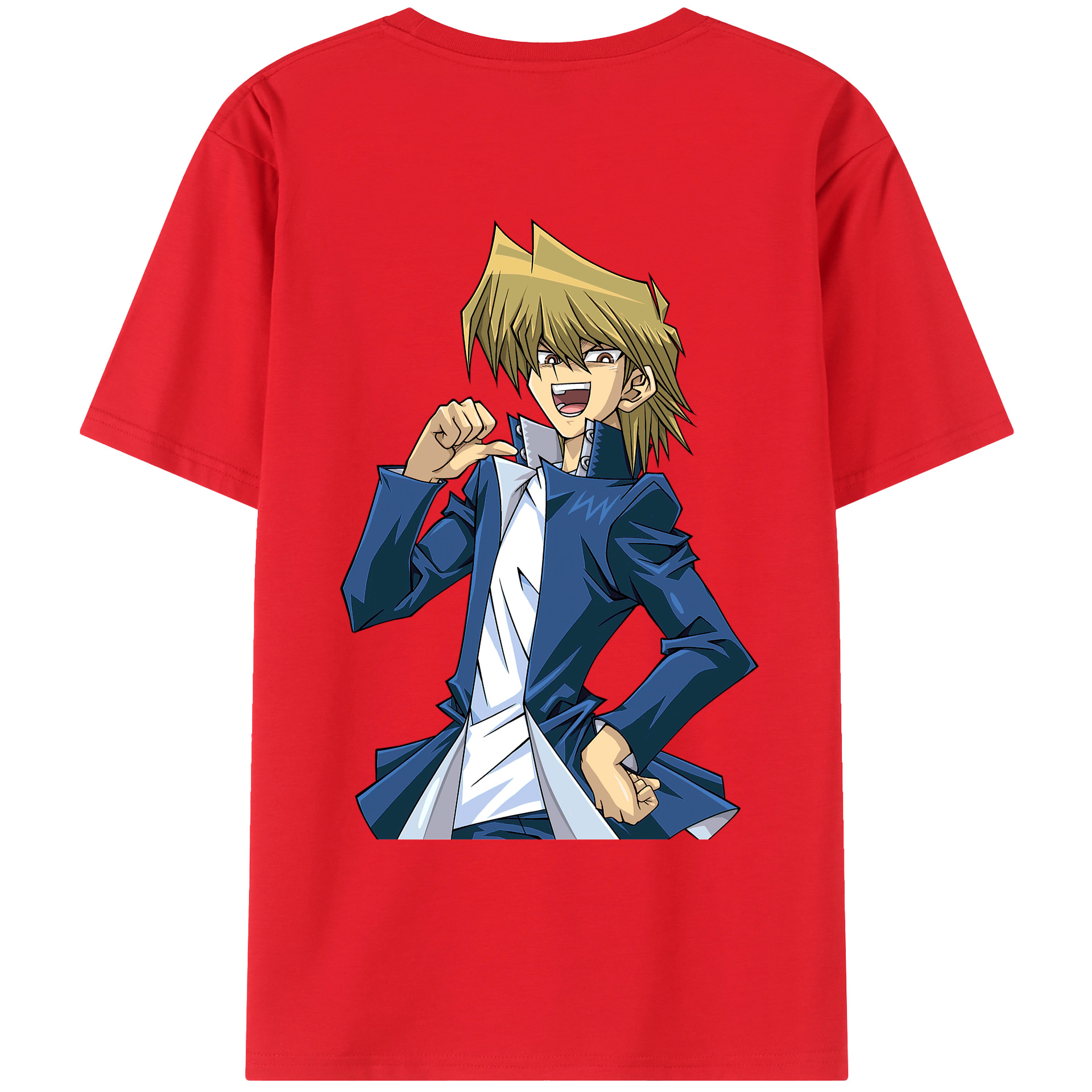（画像用） 遊☆戯☆王 Yu-Gi-Oh! 綿100％ メンズ半袖Tシャツ（バックプリント） 通気性