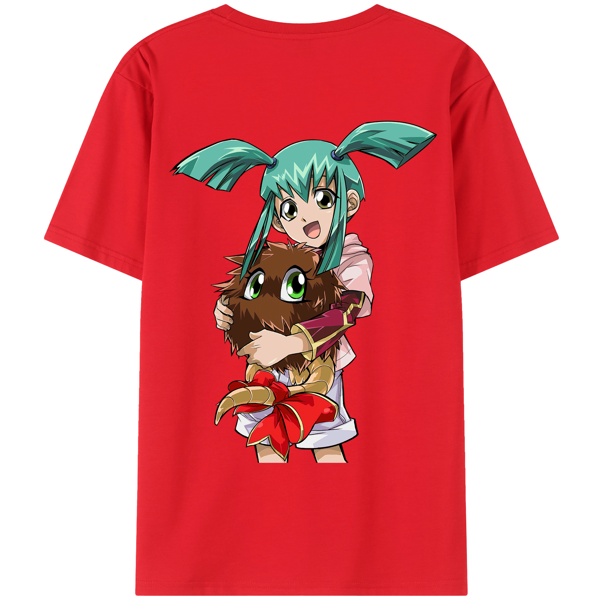 （画像用） 遊☆戯☆王 Yu-Gi-Oh! 綿100％ メンズ半袖Tシャツ（バックプリント） 通気性