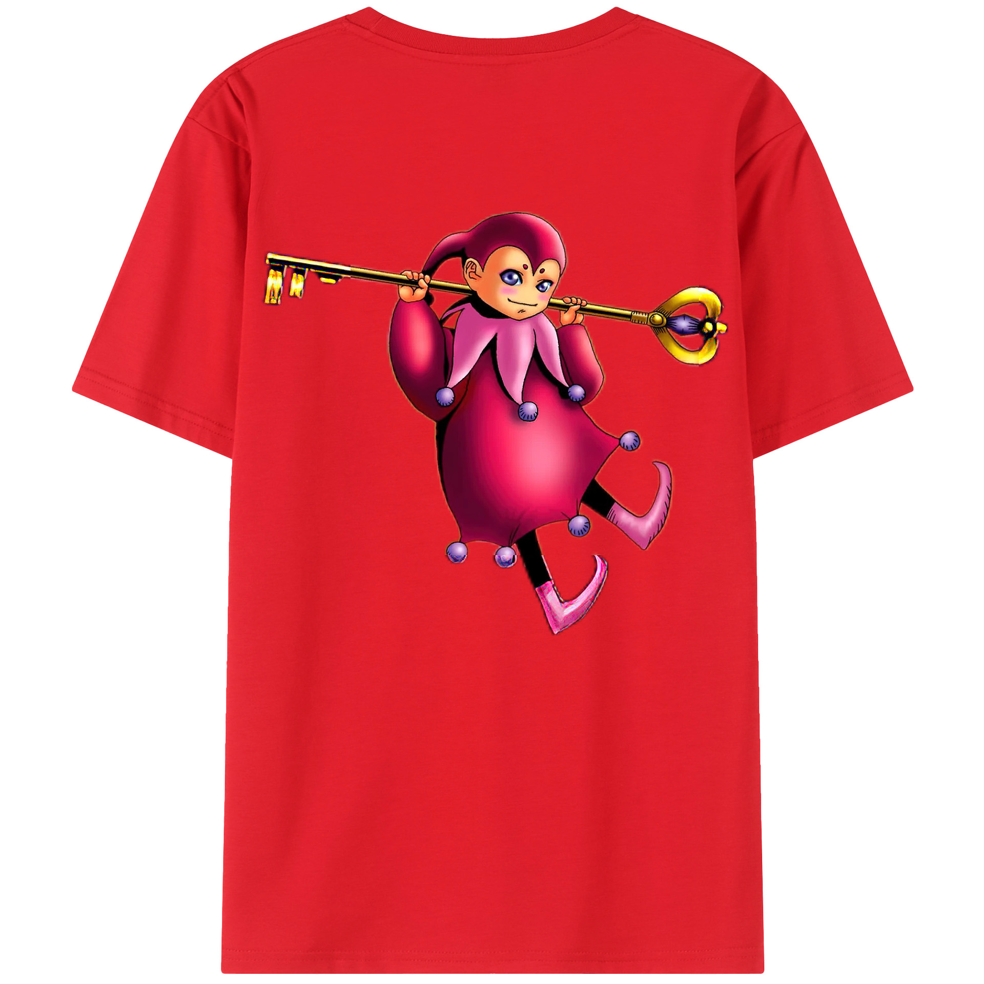 （画像用） 遊☆戯☆王 Yu-Gi-Oh! 綿100％ メンズ半袖Tシャツ（バックプリント） 通気性