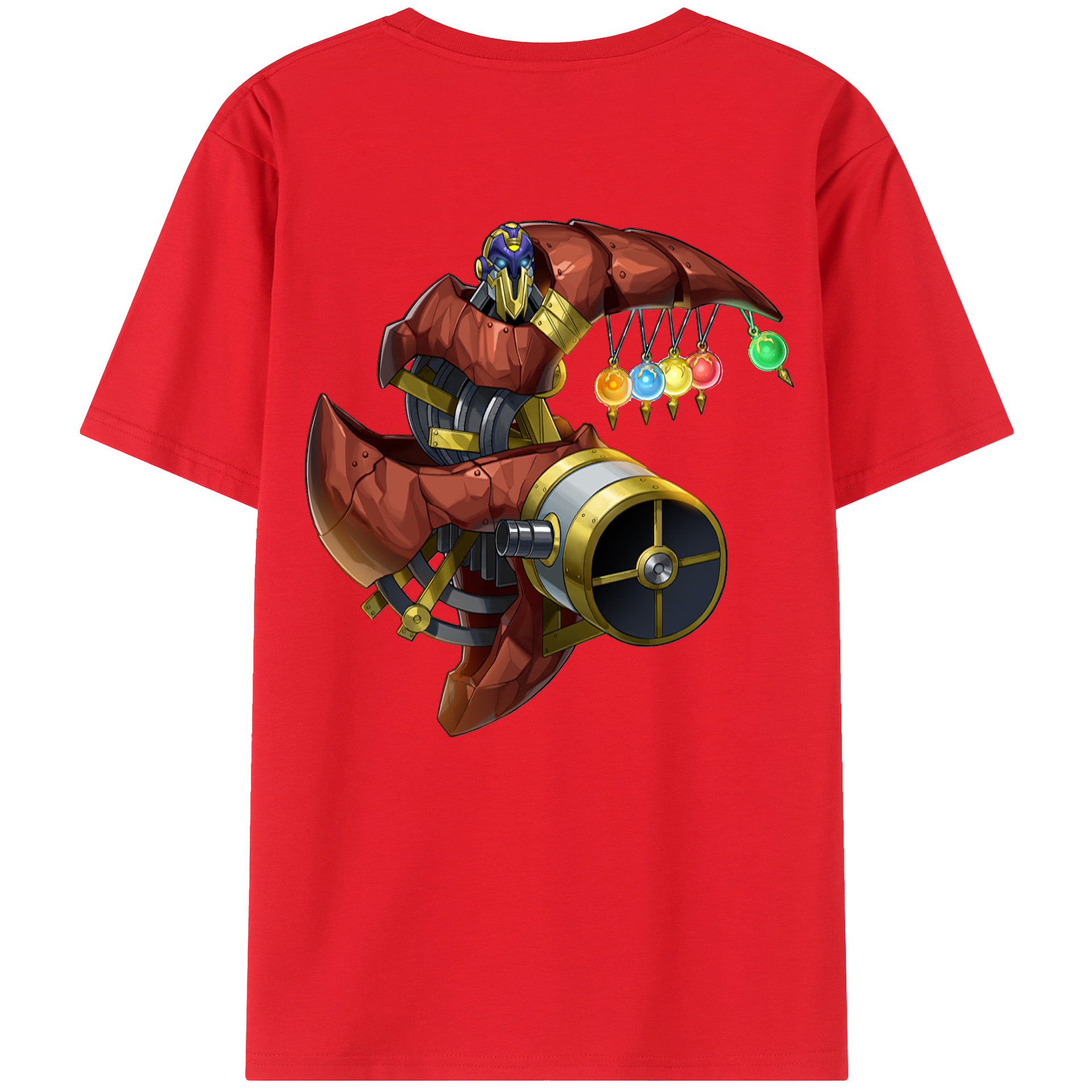 （画像用） 遊☆戯☆王 Yu-Gi-Oh! 綿100％ メンズ半袖Tシャツ（バックプリント） 通気性
