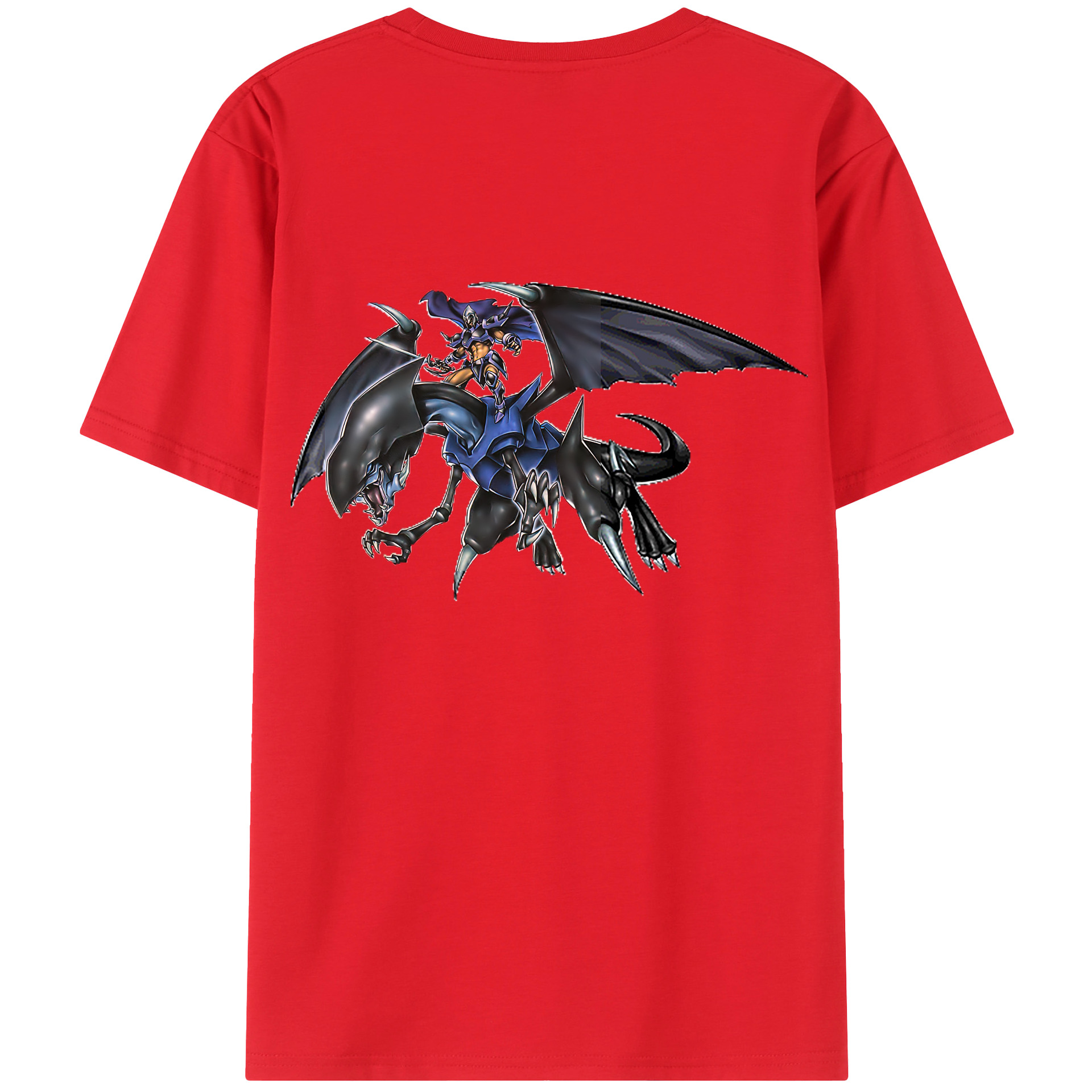（画像用） 遊☆戯☆王 Yu-Gi-Oh! 綿100％ メンズ半袖Tシャツ（バックプリント） 通気性