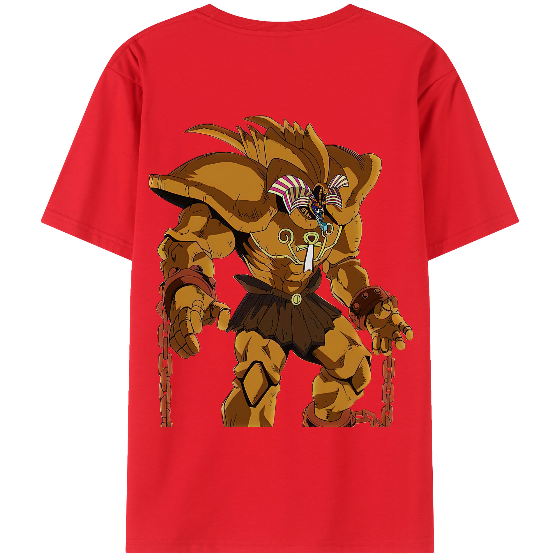 （画像用） 遊☆戯☆王 Yu-Gi-Oh! 綿100％ メンズ半袖Tシャツ（バックプリント） 通気性