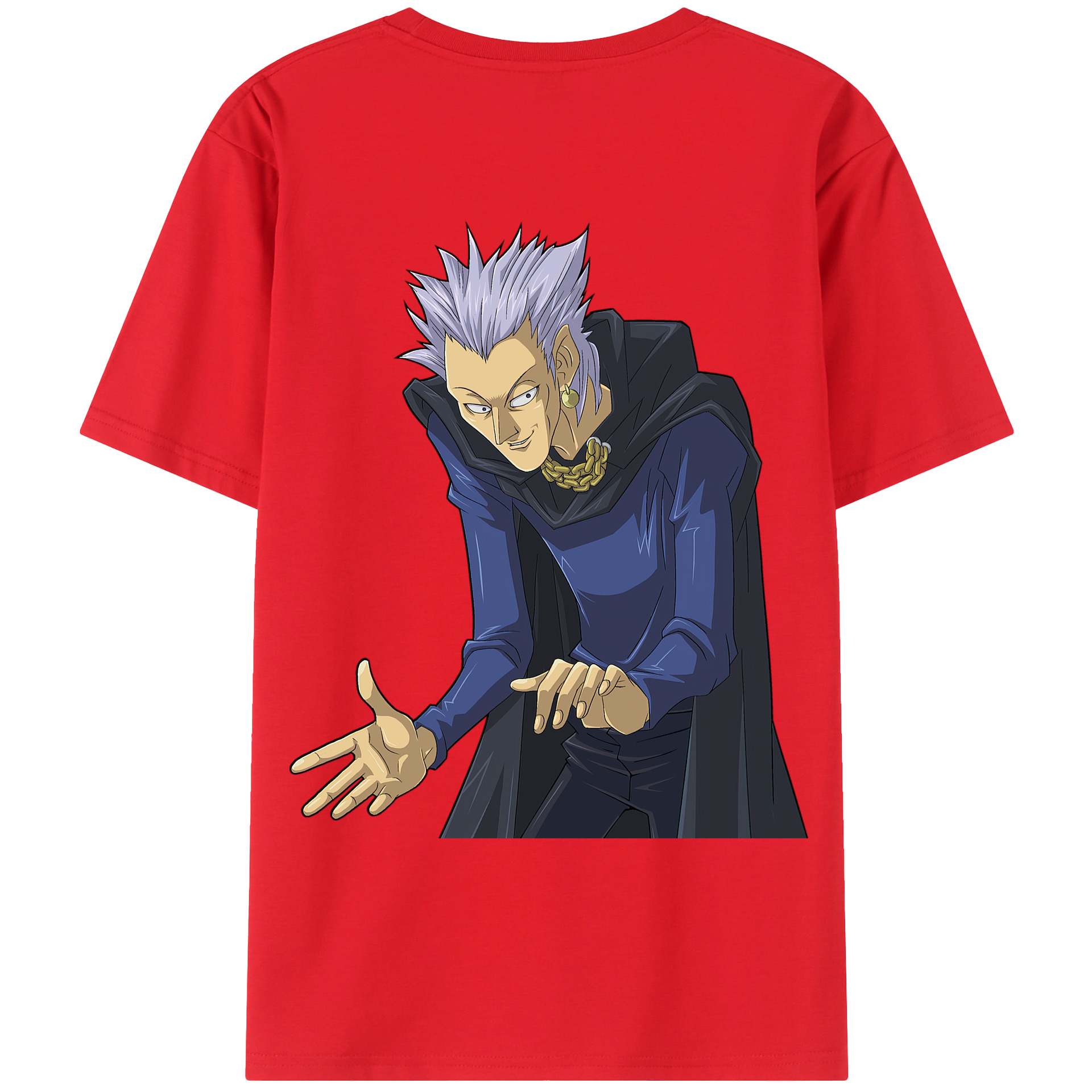 （画像用） 遊☆戯☆王 Yu-Gi-Oh! 綿100％ メンズ半袖Tシャツ（バックプリント） 通気性