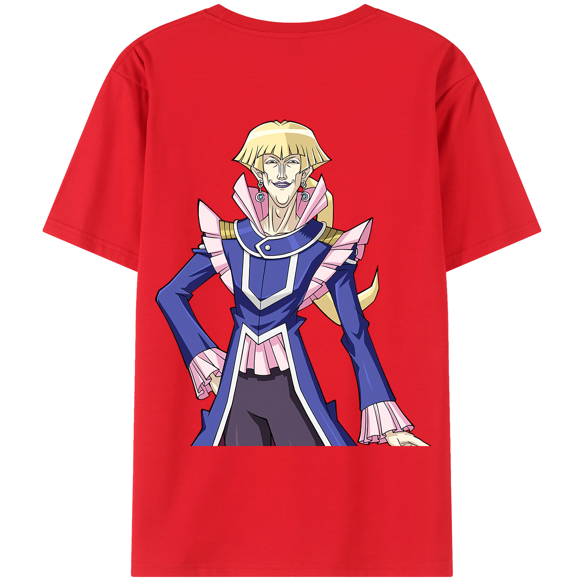 （画像用） 遊☆戯☆王 Yu-Gi-Oh! 綿100％ メンズ半袖Tシャツ（バックプリント） 通気性