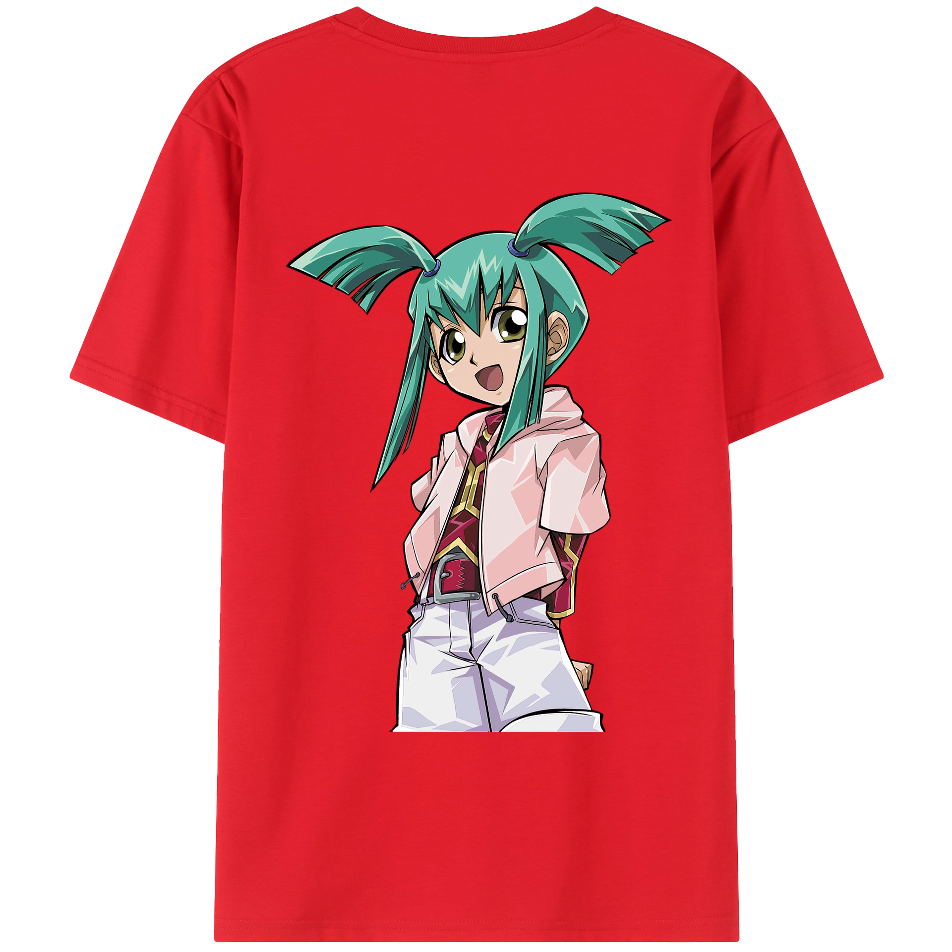 （画像用） 遊☆戯☆王 Yu-Gi-Oh! 綿100％ メンズ半袖Tシャツ（バックプリント） 通気性