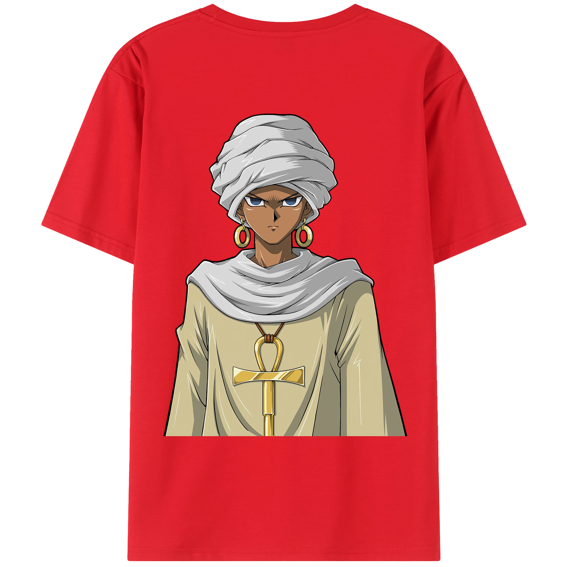 （画像用） 遊☆戯☆王 Yu-Gi-Oh! 綿100％ メンズ半袖Tシャツ（バックプリント） 通気性