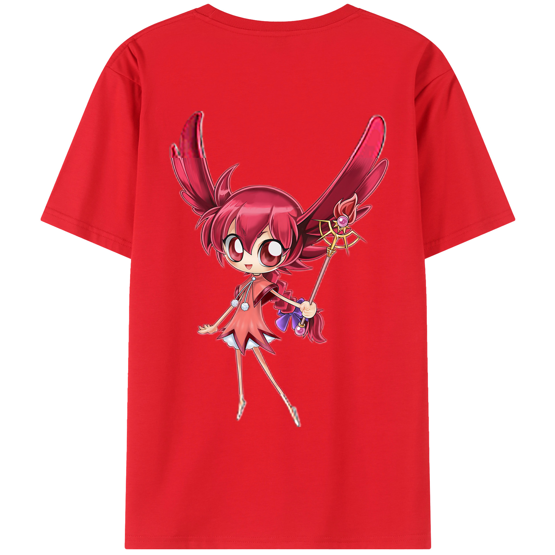 （画像用） 遊☆戯☆王 Yu-Gi-Oh! 綿100％ メンズ半袖Tシャツ（バックプリント） 通気性