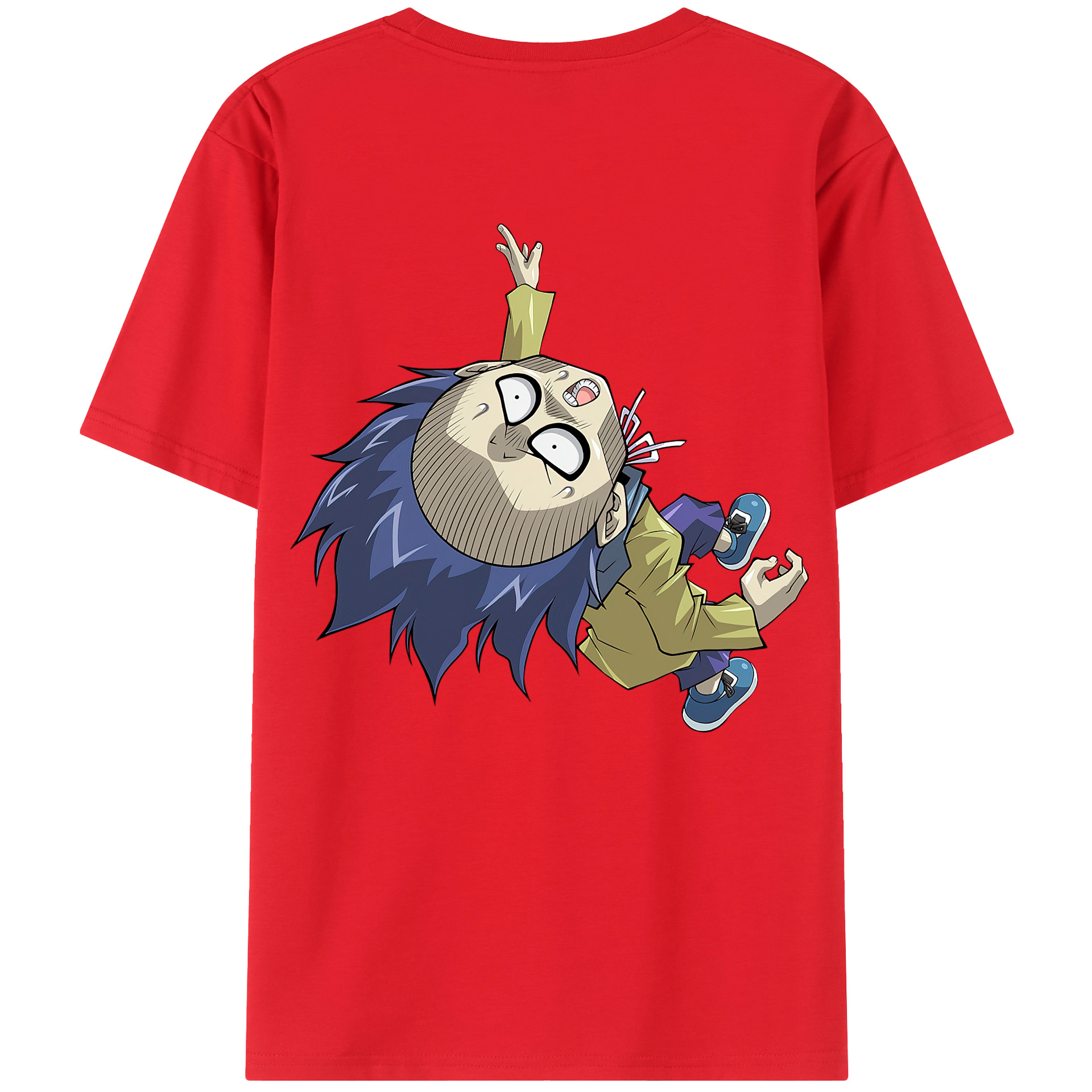 （画像用） 遊☆戯☆王 Yu-Gi-Oh! 綿100％ メンズ半袖Tシャツ（バックプリント） 通気性