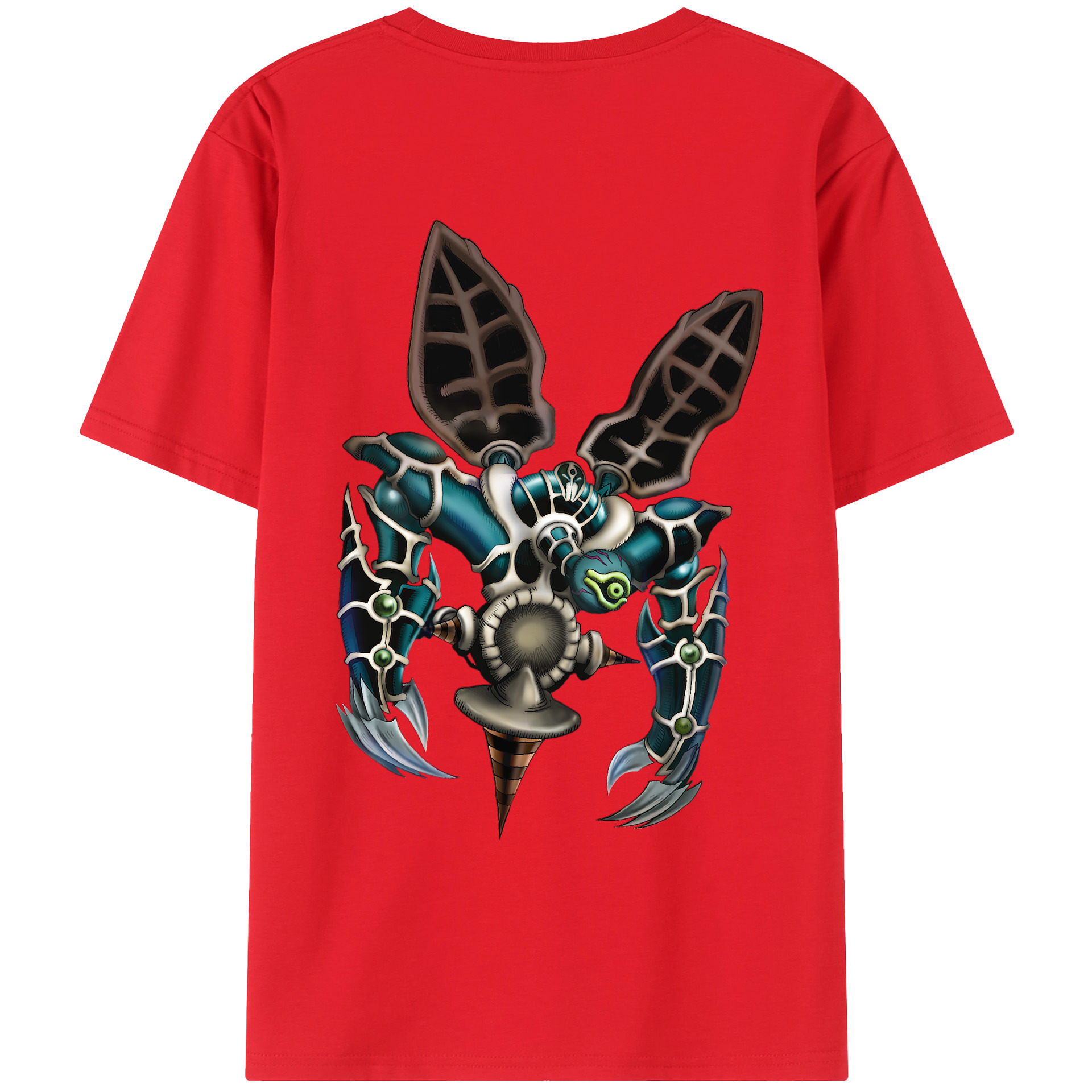 （画像用） 遊☆戯☆王 Yu-Gi-Oh! 綿100％ メンズ半袖Tシャツ（バックプリント） 通気性