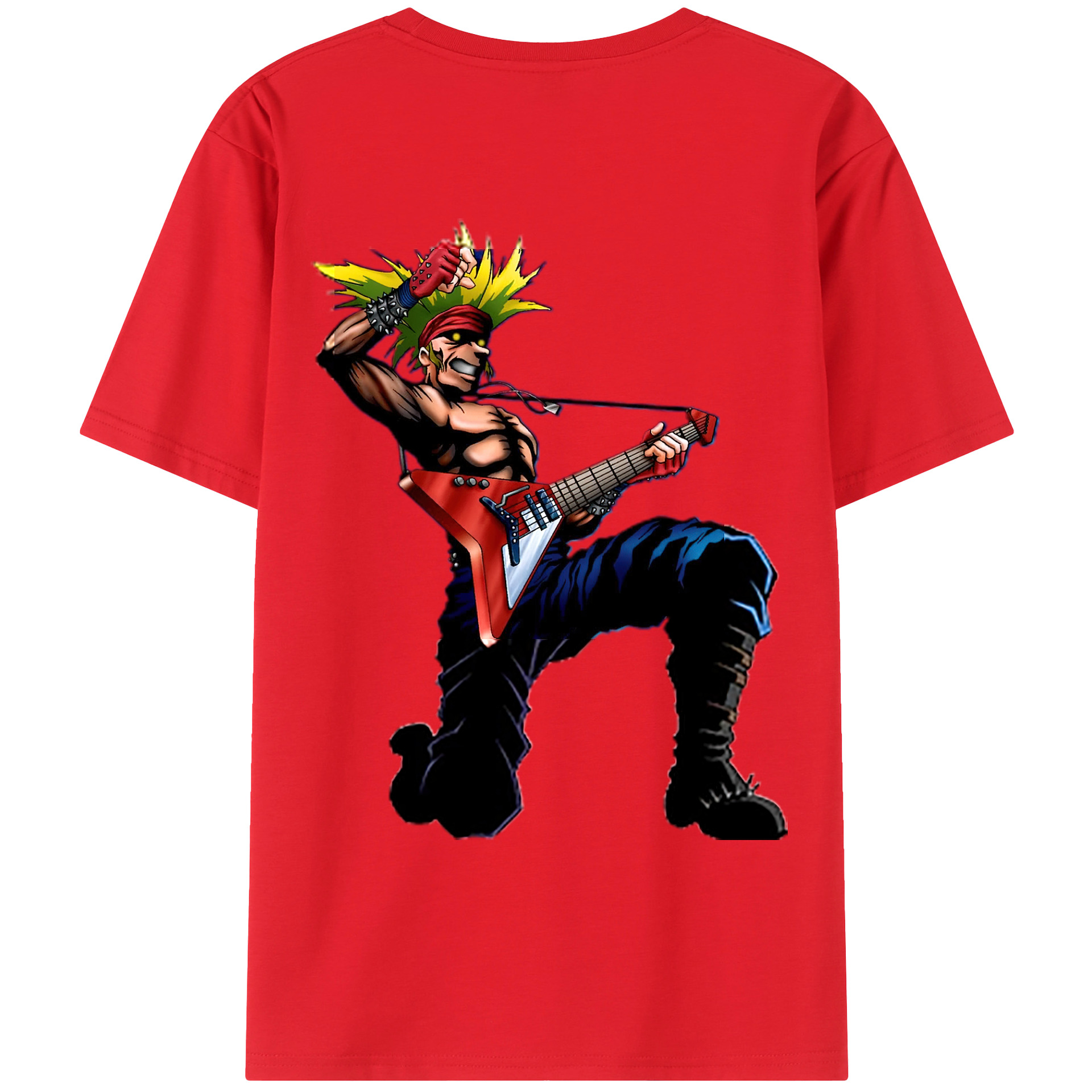 （画像用） 遊☆戯☆王 Yu-Gi-Oh! 綿100％ メンズ半袖Tシャツ（バックプリント） 通気性