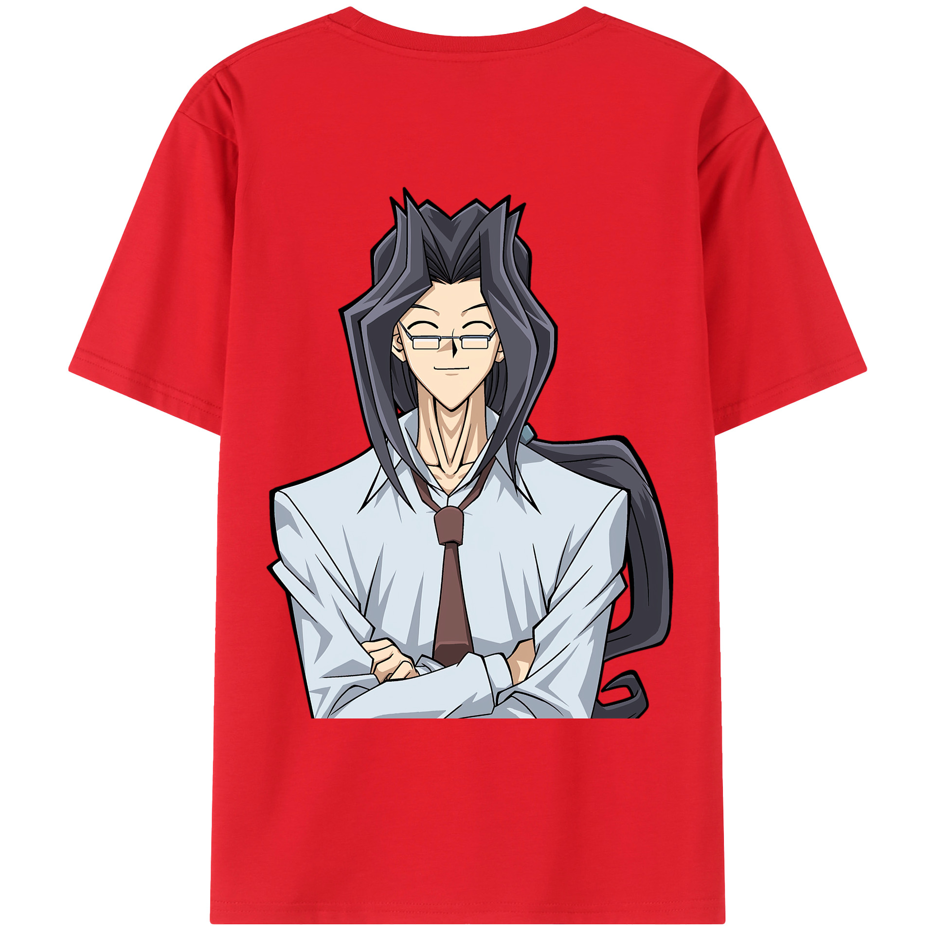 （画像用） 遊☆戯☆王 Yu-Gi-Oh! 綿100％ メンズ半袖Tシャツ（バックプリント） 通気性