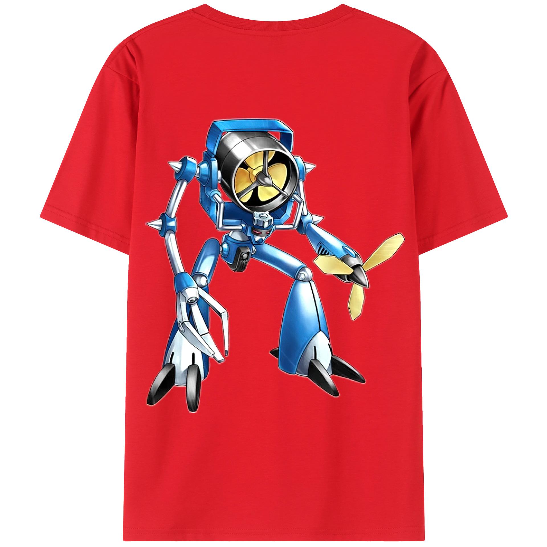 （画像用） 遊☆戯☆王 Yu-Gi-Oh! 綿100％ メンズ半袖Tシャツ（バックプリント） 通気性