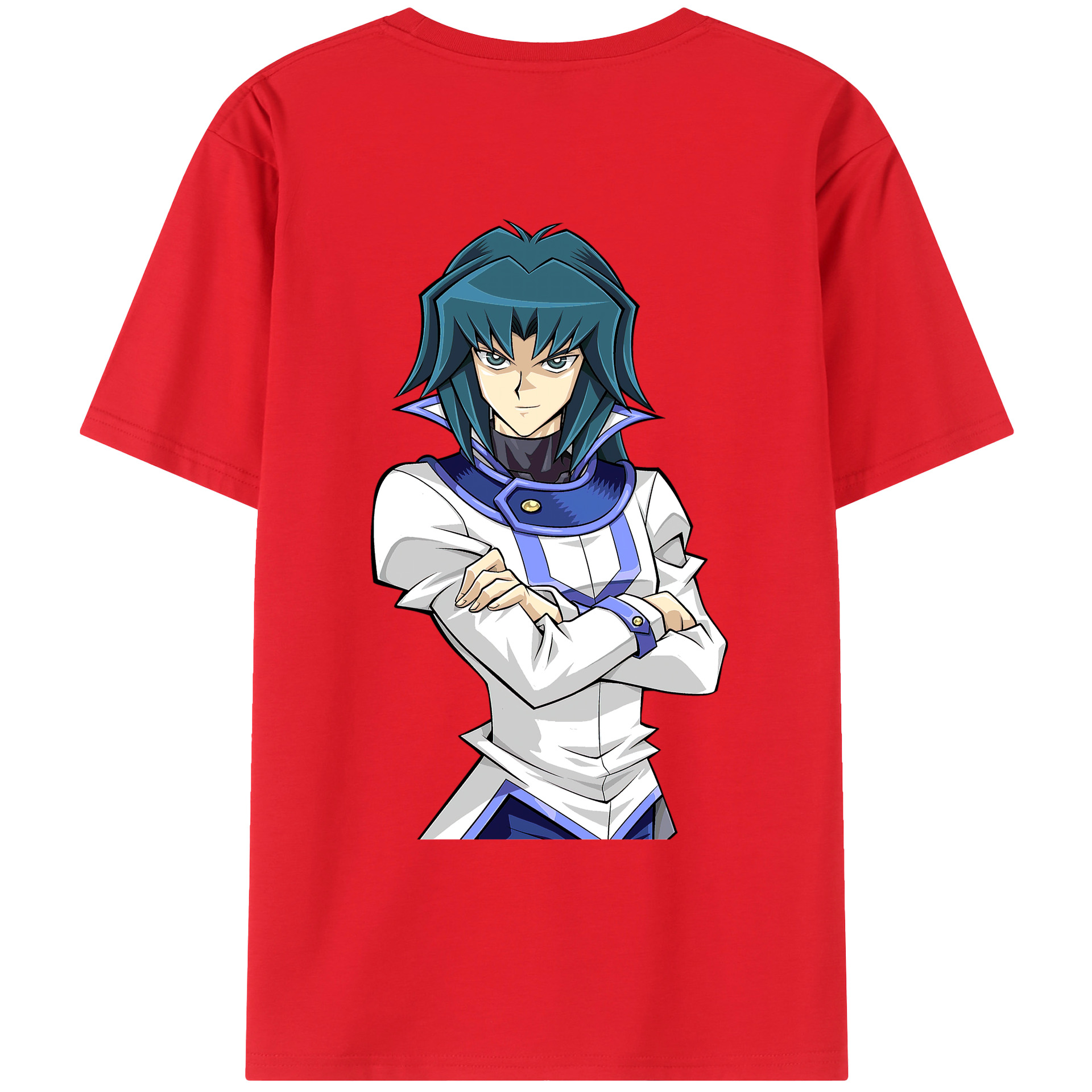 （画像用） 遊☆戯☆王 Yu-Gi-Oh! 綿100％ メンズ半袖Tシャツ（バックプリント） 通気性