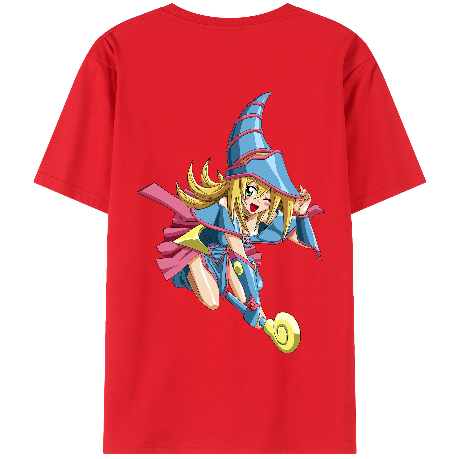 （画像用） 遊☆戯☆王 Yu-Gi-Oh! 綿100％ メンズ半袖Tシャツ（バックプリント） 通気性