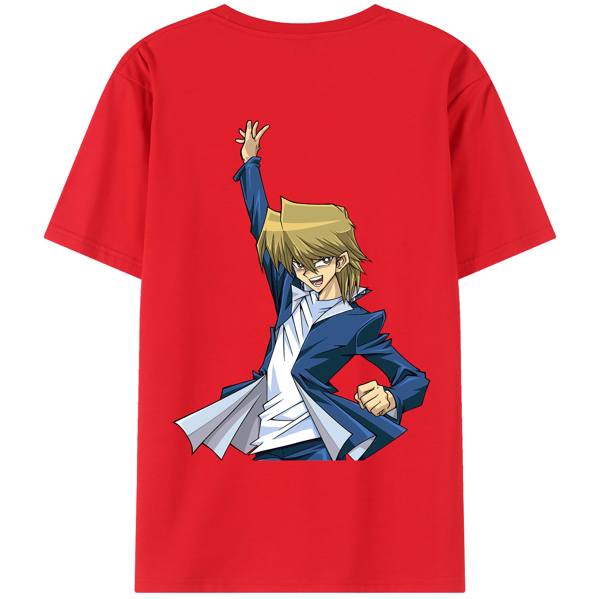 （画像用） 遊☆戯☆王 Yu-Gi-Oh! 綿100％ メンズ半袖Tシャツ（バックプリント） 通気性