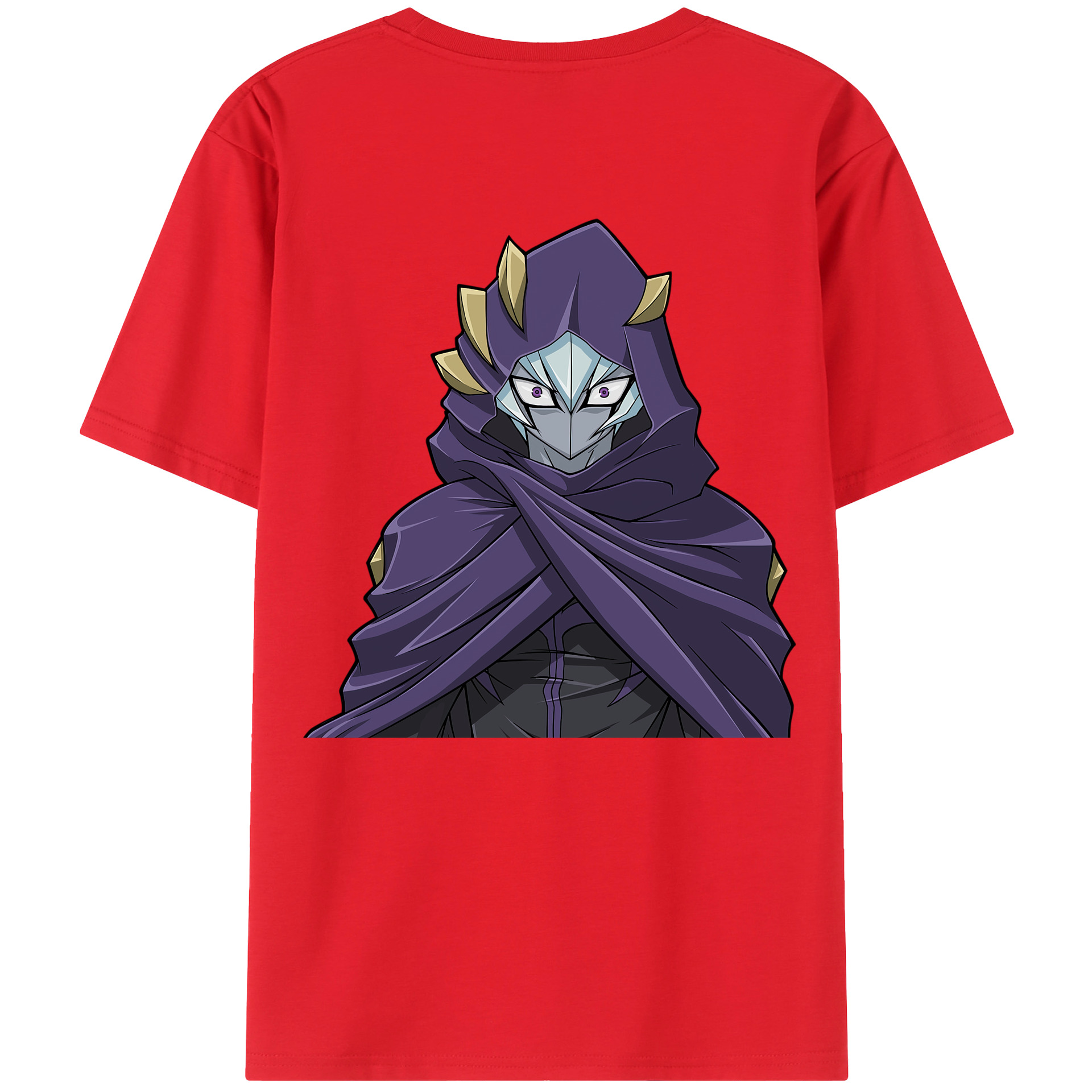 （画像用） 遊☆戯☆王 Yu-Gi-Oh! 綿100％ メンズ半袖Tシャツ（バックプリント） 通気性
