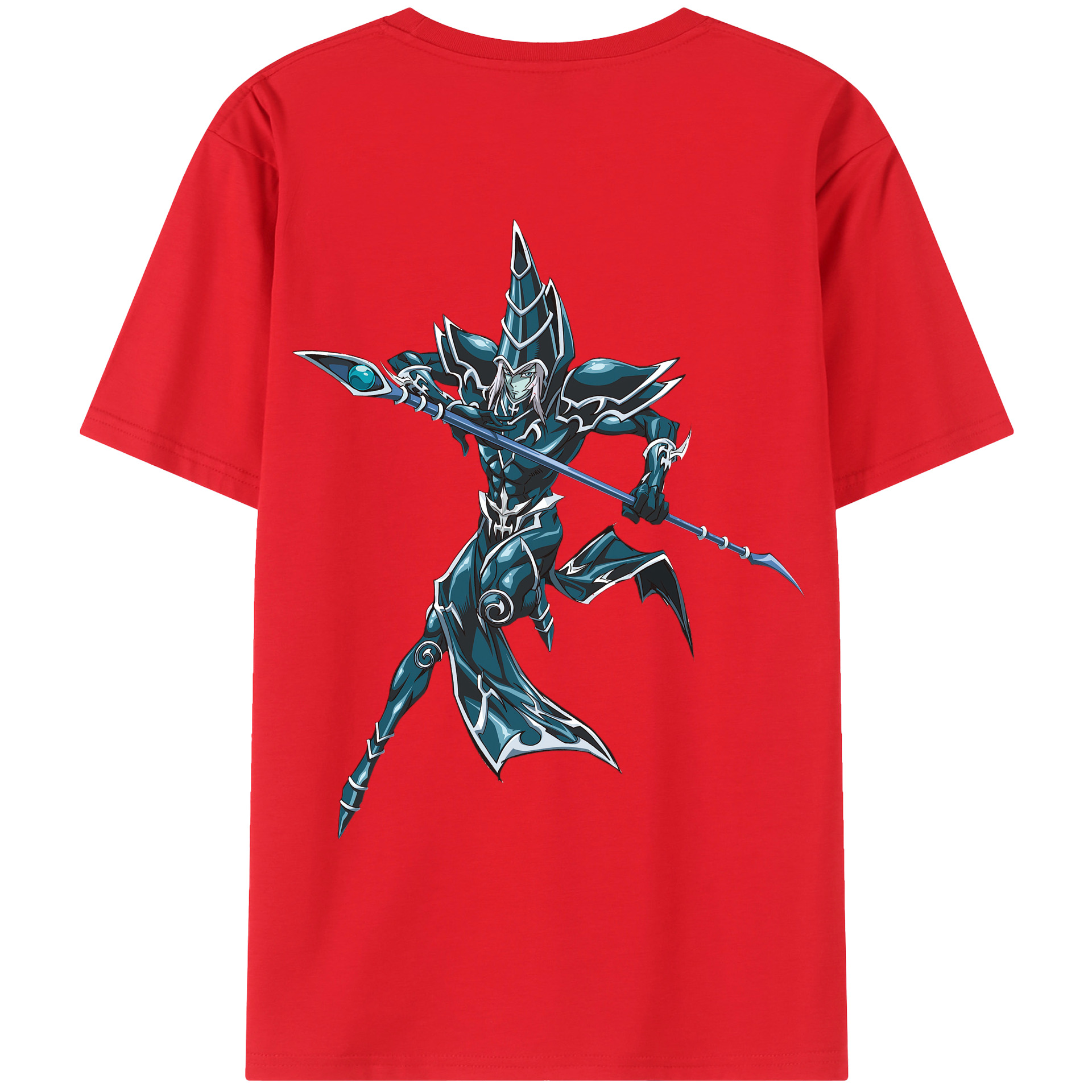 （画像用） 遊☆戯☆王 Yu-Gi-Oh! 綿100％ メンズ半袖Tシャツ（バックプリント） 通気性