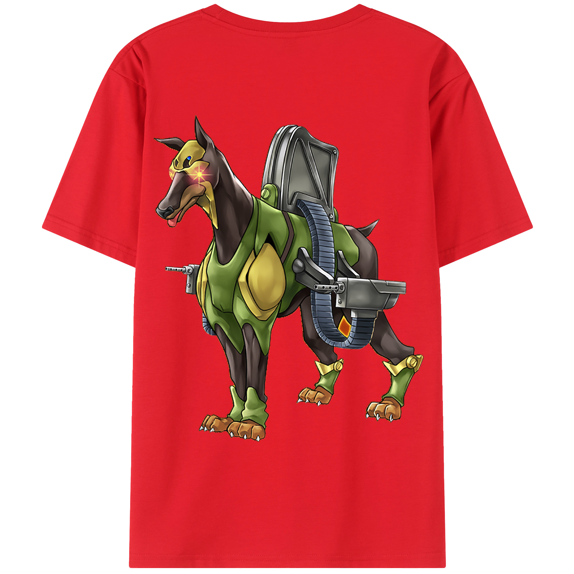 （画像用） 遊☆戯☆王 Yu-Gi-Oh! 綿100％ メンズ半袖Tシャツ（バックプリント） 通気性