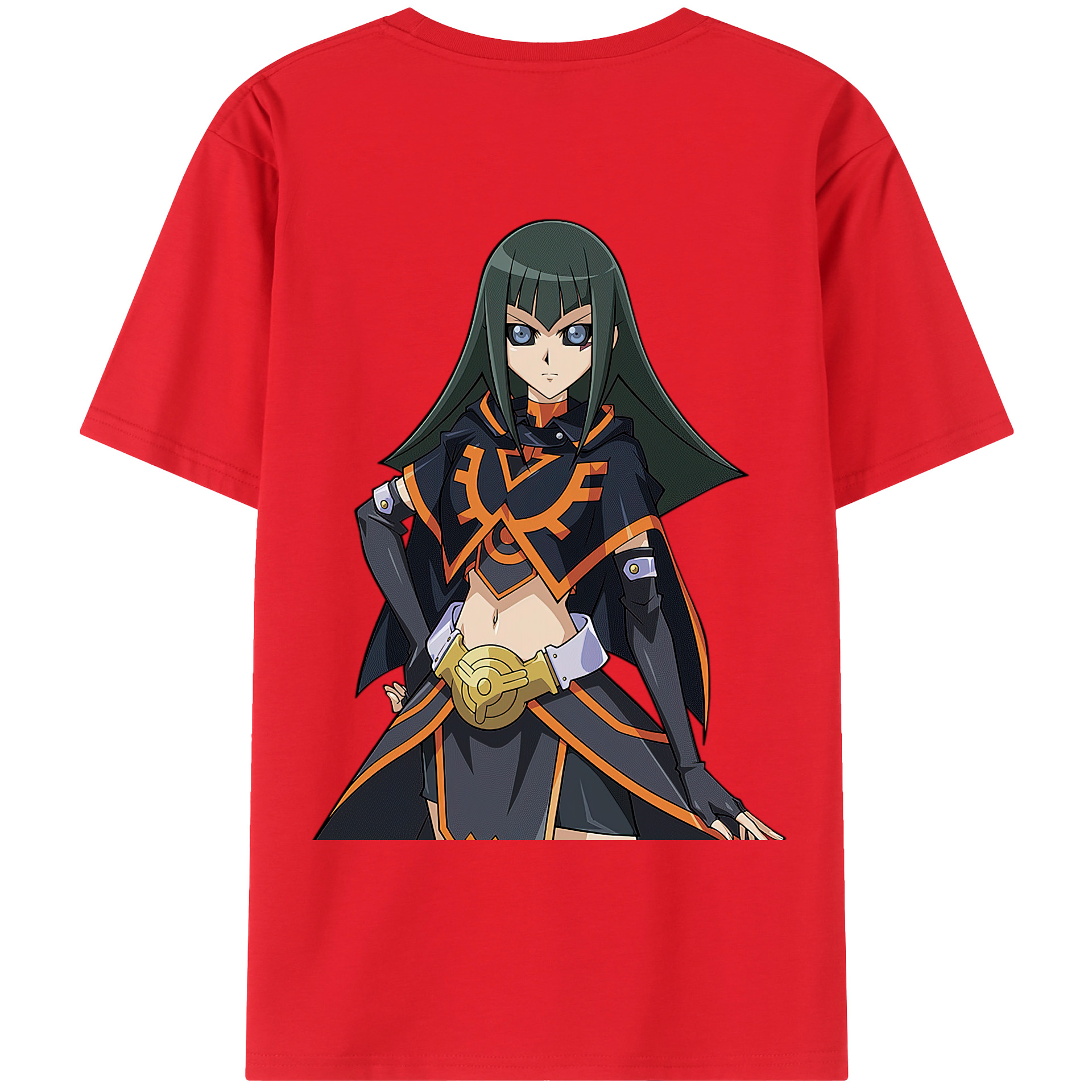 （画像用） 遊☆戯☆王 Yu-Gi-Oh! 綿100％ メンズ半袖Tシャツ（バックプリント） 通気性