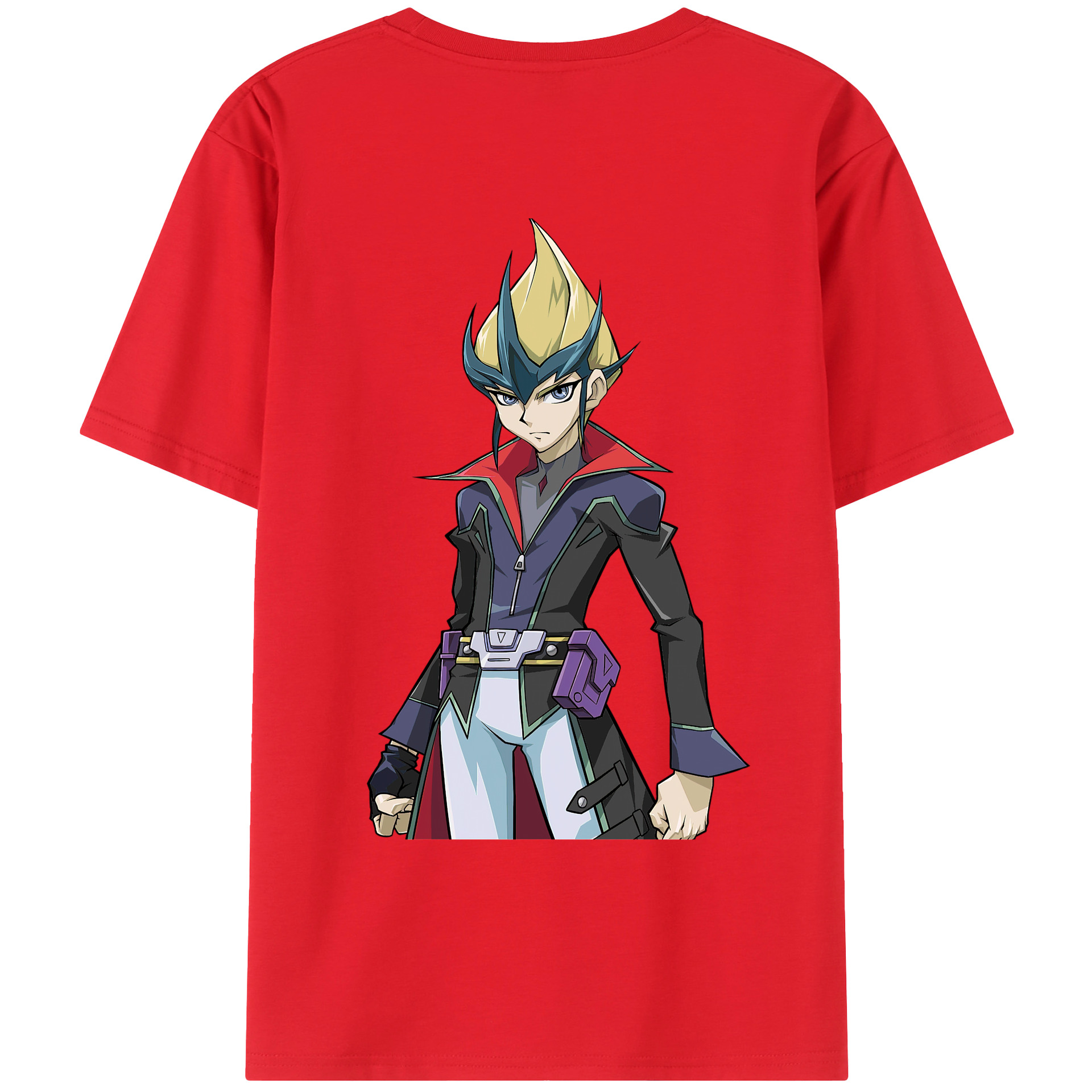 （画像用） 遊☆戯☆王 Yu-Gi-Oh! 綿100％ メンズ半袖Tシャツ（バックプリント） 通気性