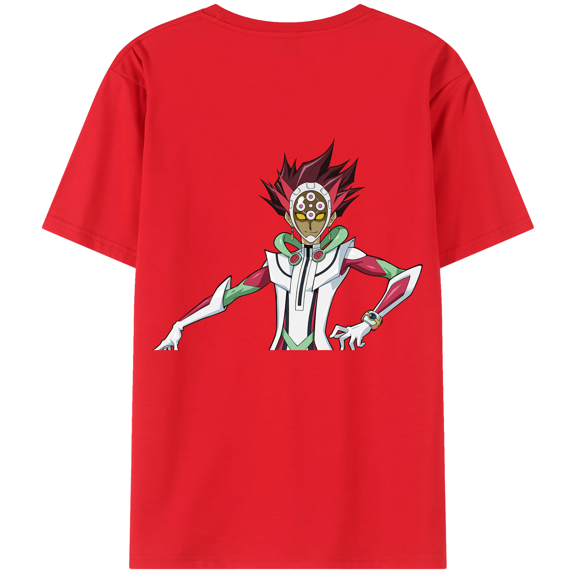 （画像用） 遊☆戯☆王 Yu-Gi-Oh! 綿100％ メンズ半袖Tシャツ（バックプリント） 通気性