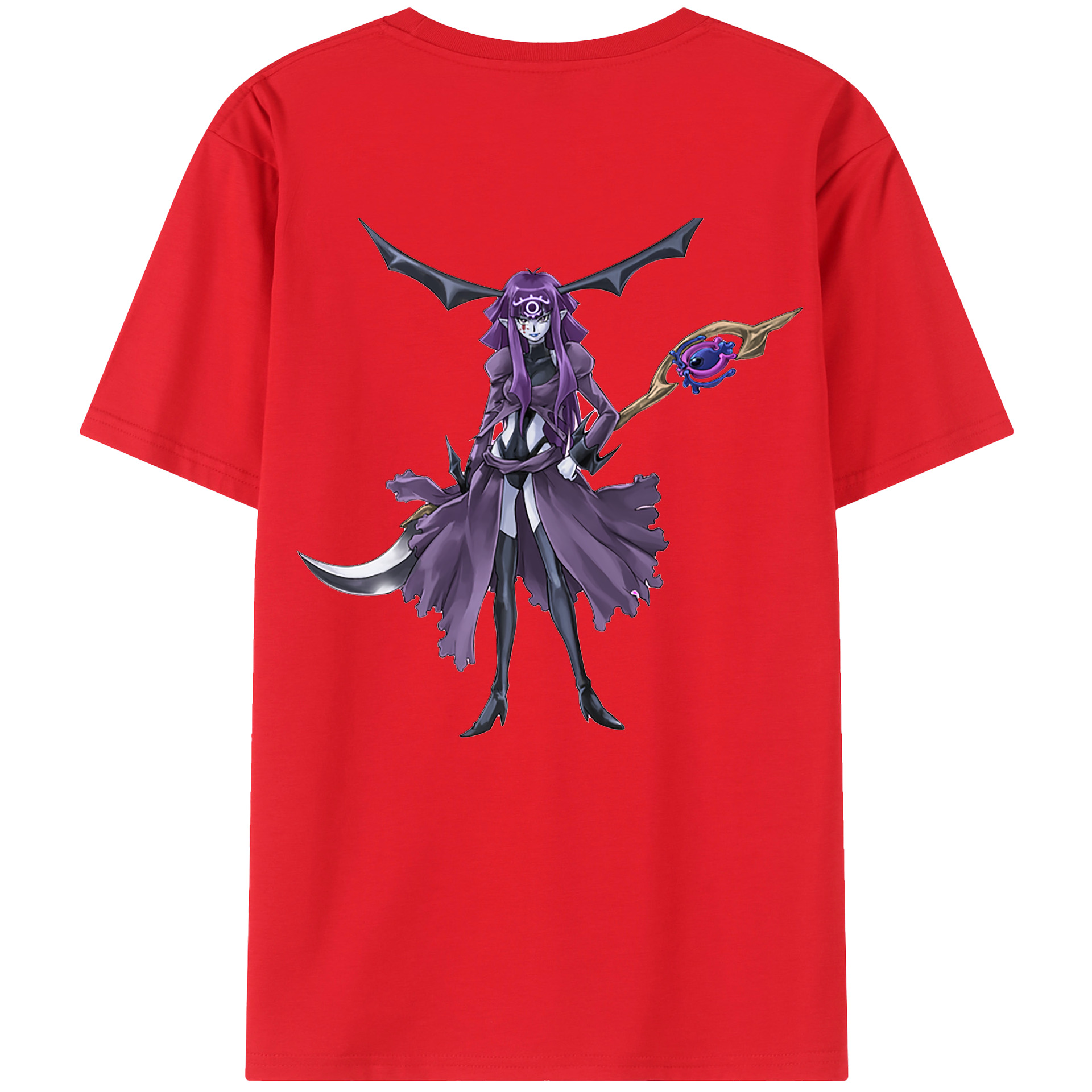 （画像用） 遊☆戯☆王 Yu-Gi-Oh! 綿100％ メンズ半袖Tシャツ（バックプリント） 通気性