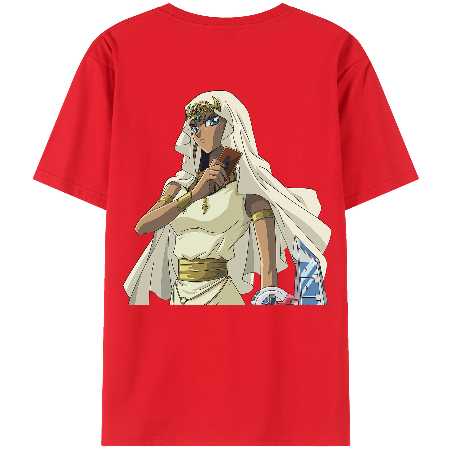 （画像用） 遊☆戯☆王 Yu-Gi-Oh! 綿100％ メンズ半袖Tシャツ（バックプリント） 通気性
