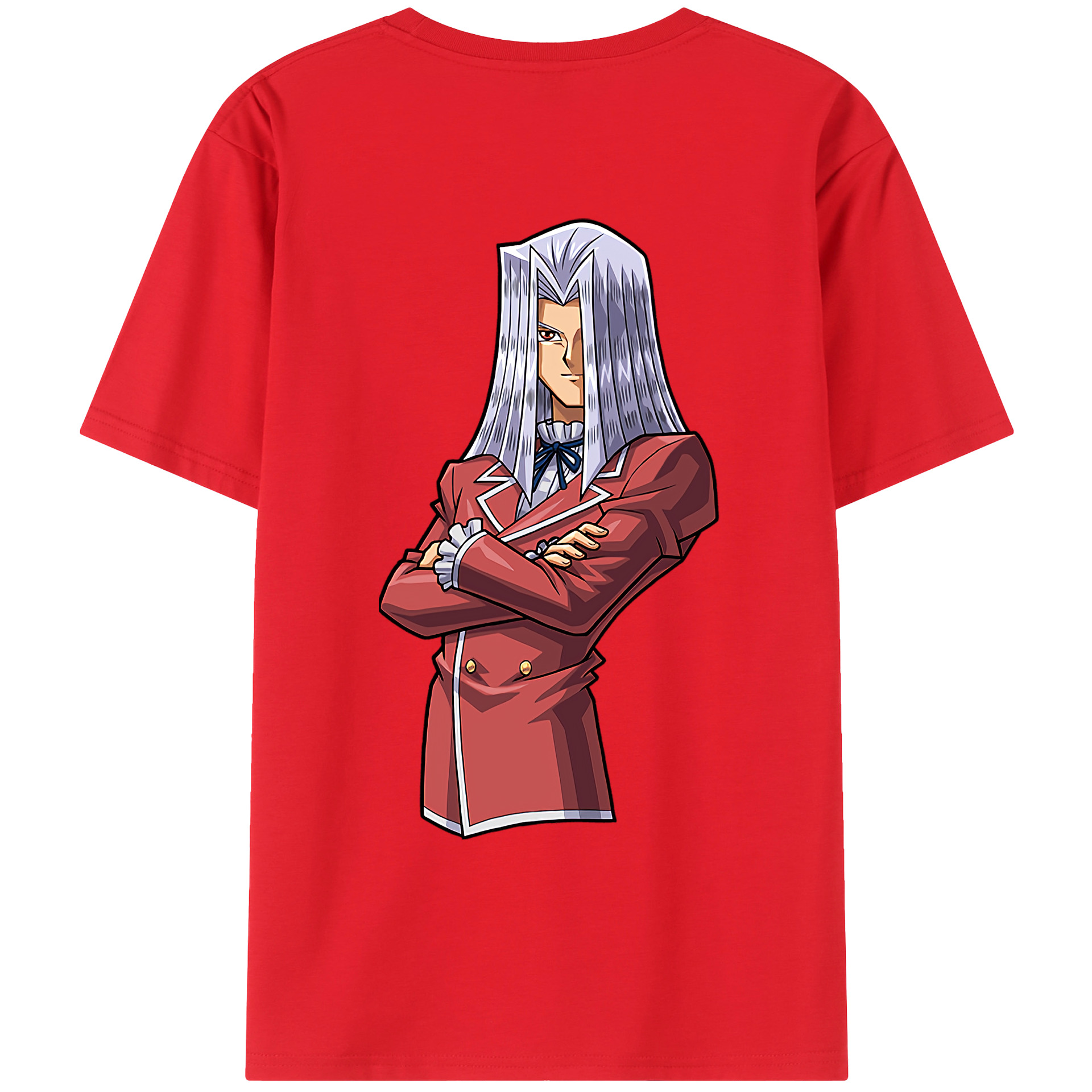 （画像用） 遊☆戯☆王 Yu-Gi-Oh! 綿100％ メンズ半袖Tシャツ（バックプリント） 通気性