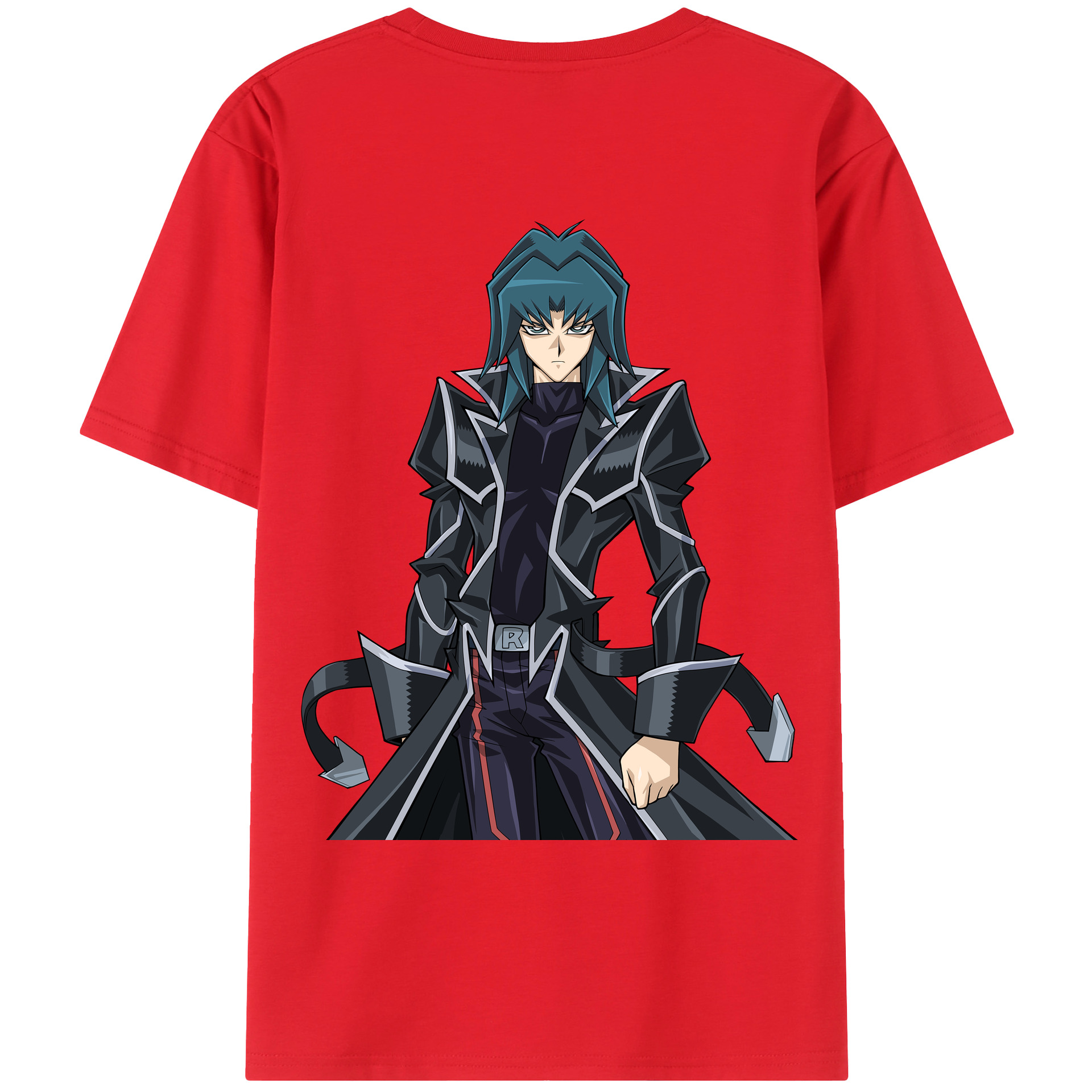 （画像用） 遊☆戯☆王 Yu-Gi-Oh! 綿100％ メンズ半袖Tシャツ（バックプリント） 通気性