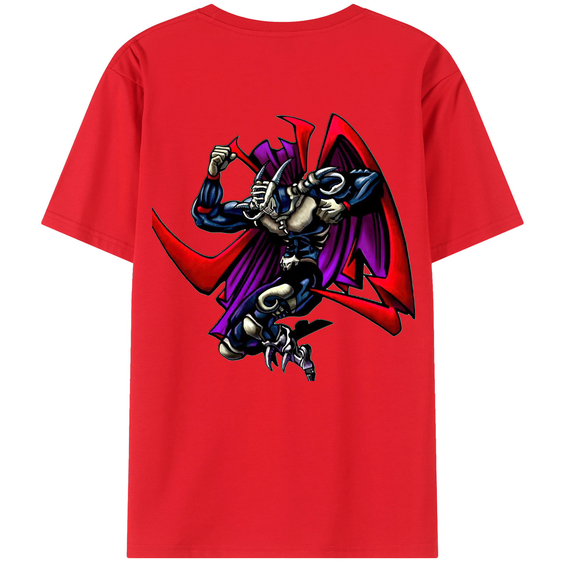 （画像用） 遊☆戯☆王 Yu-Gi-Oh! 綿100％ メンズ半袖Tシャツ（バックプリント） 通気性