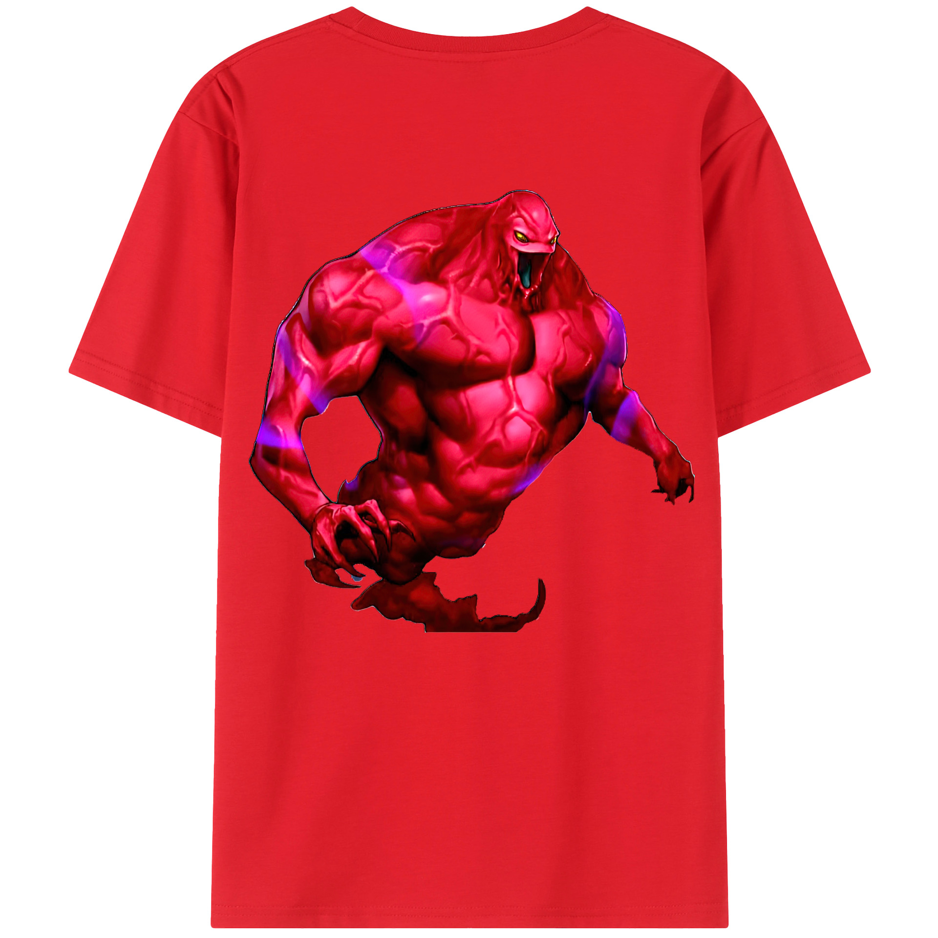 （画像用） 遊☆戯☆王 Yu-Gi-Oh! 綿100％ メンズ半袖Tシャツ（バックプリント） 通気性