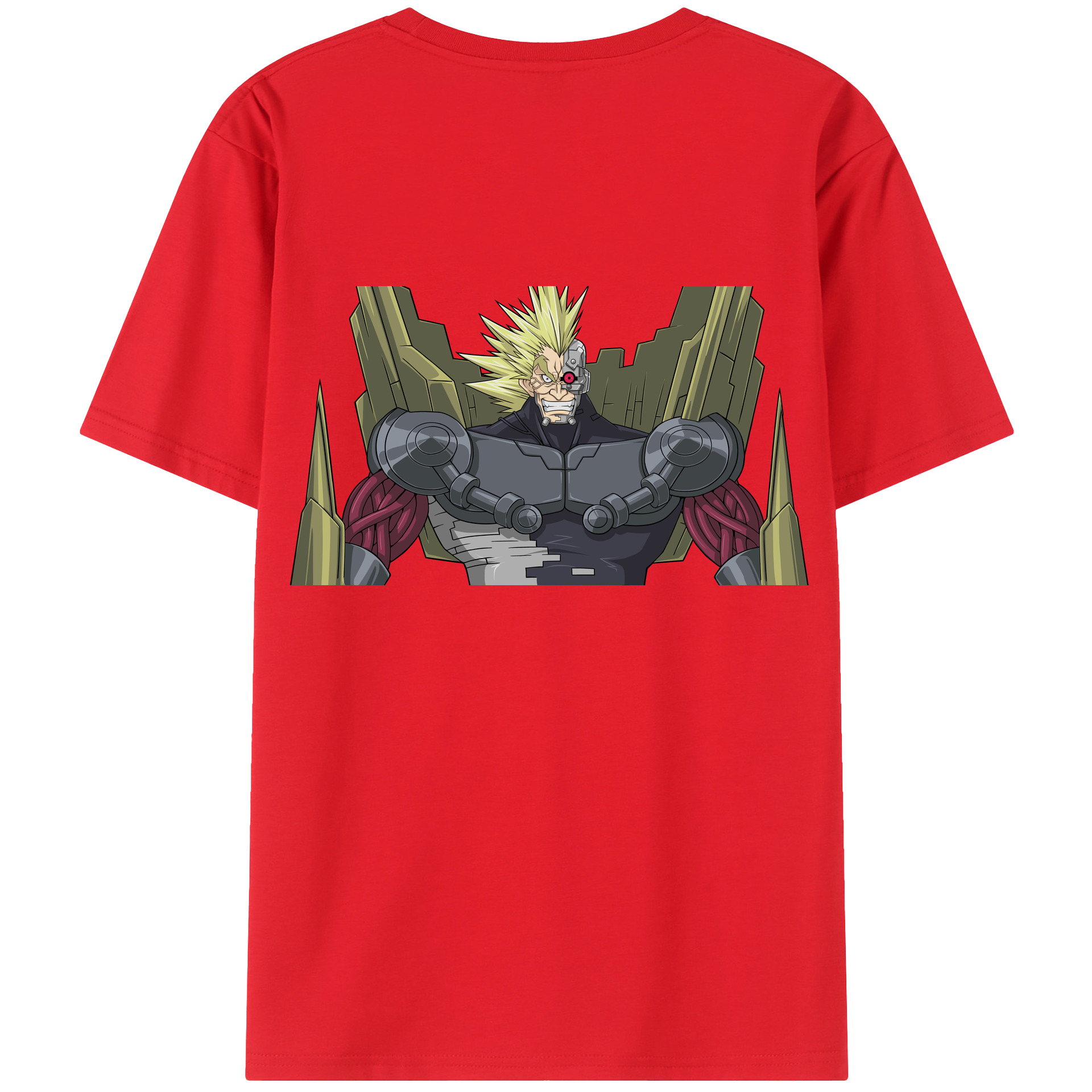 （画像用） 遊☆戯☆王 Yu-Gi-Oh! 綿100％ メンズ半袖Tシャツ（バックプリント） 通気性