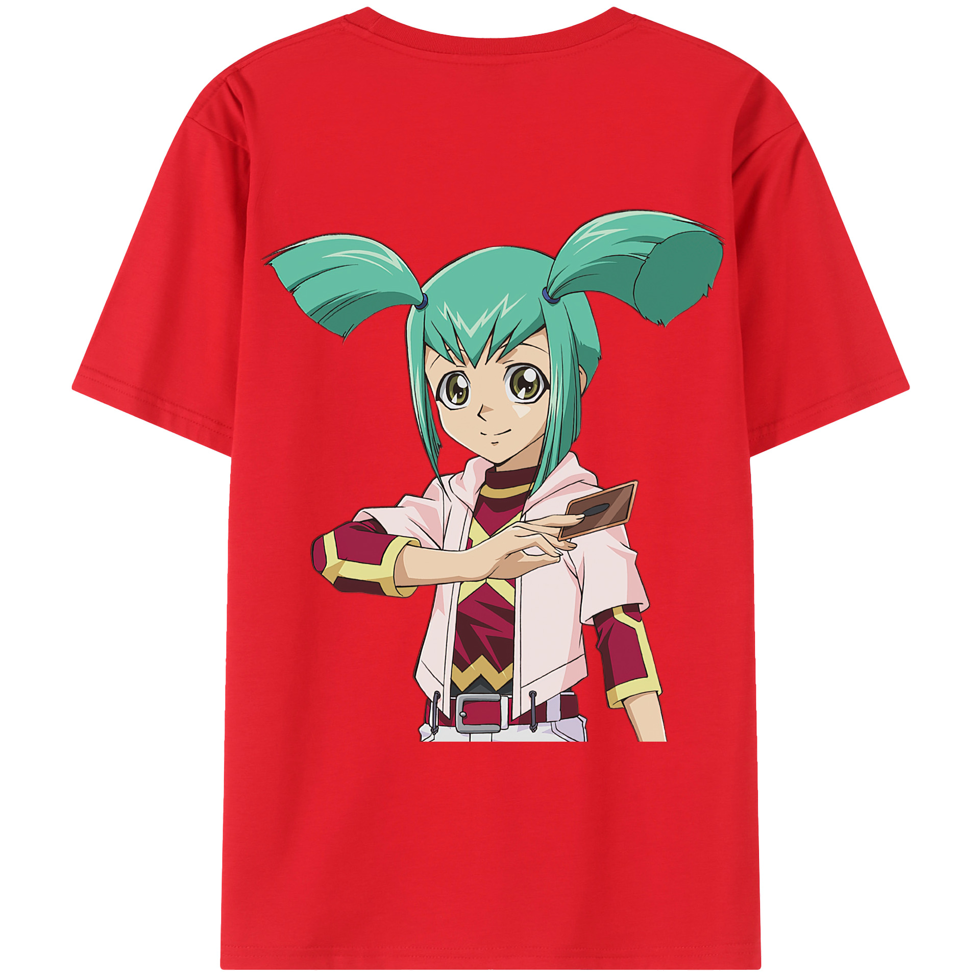 （画像用） 遊☆戯☆王 Yu-Gi-Oh! 綿100％ メンズ半袖Tシャツ（バックプリント） 通気性