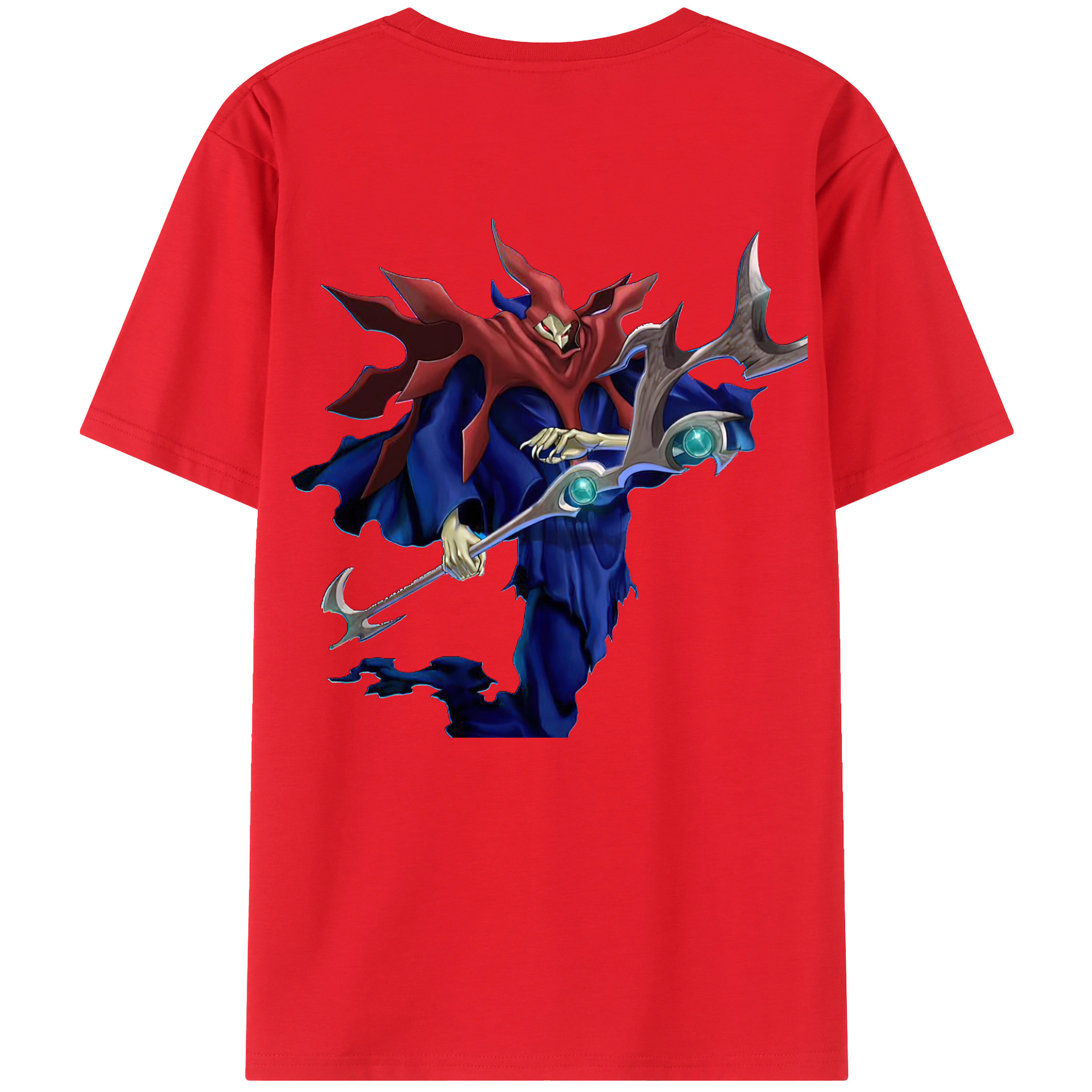 （画像用） 遊☆戯☆王 Yu-Gi-Oh! 綿100％ メンズ半袖Tシャツ（バックプリント） 通気性