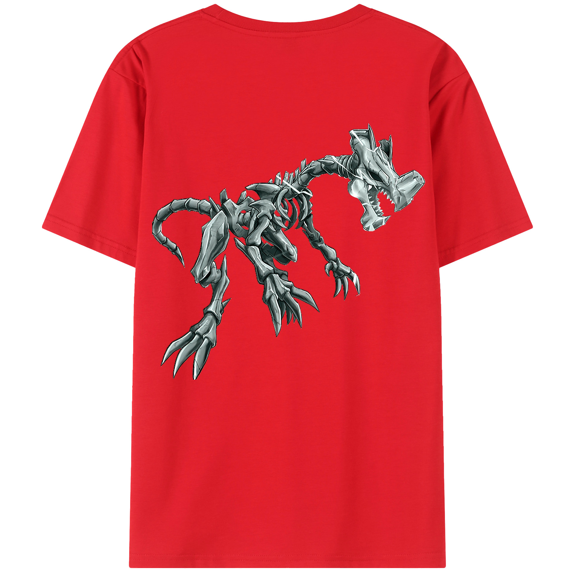 （画像用） 遊☆戯☆王 Yu-Gi-Oh! 綿100％ メンズ半袖Tシャツ（バックプリント） 通気性