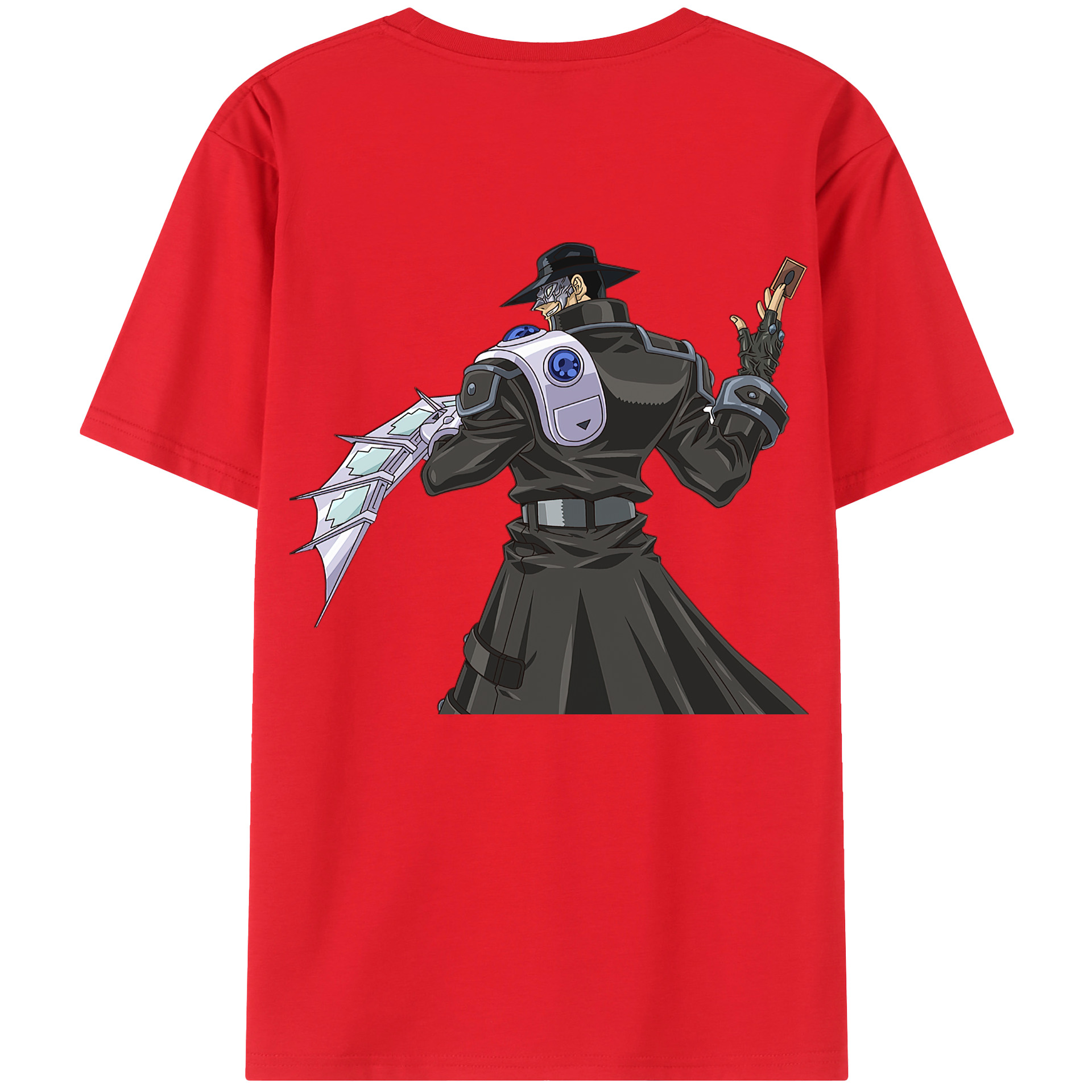 （画像用） 遊☆戯☆王 Yu-Gi-Oh! 綿100％ メンズ半袖Tシャツ（バックプリント） 通気性