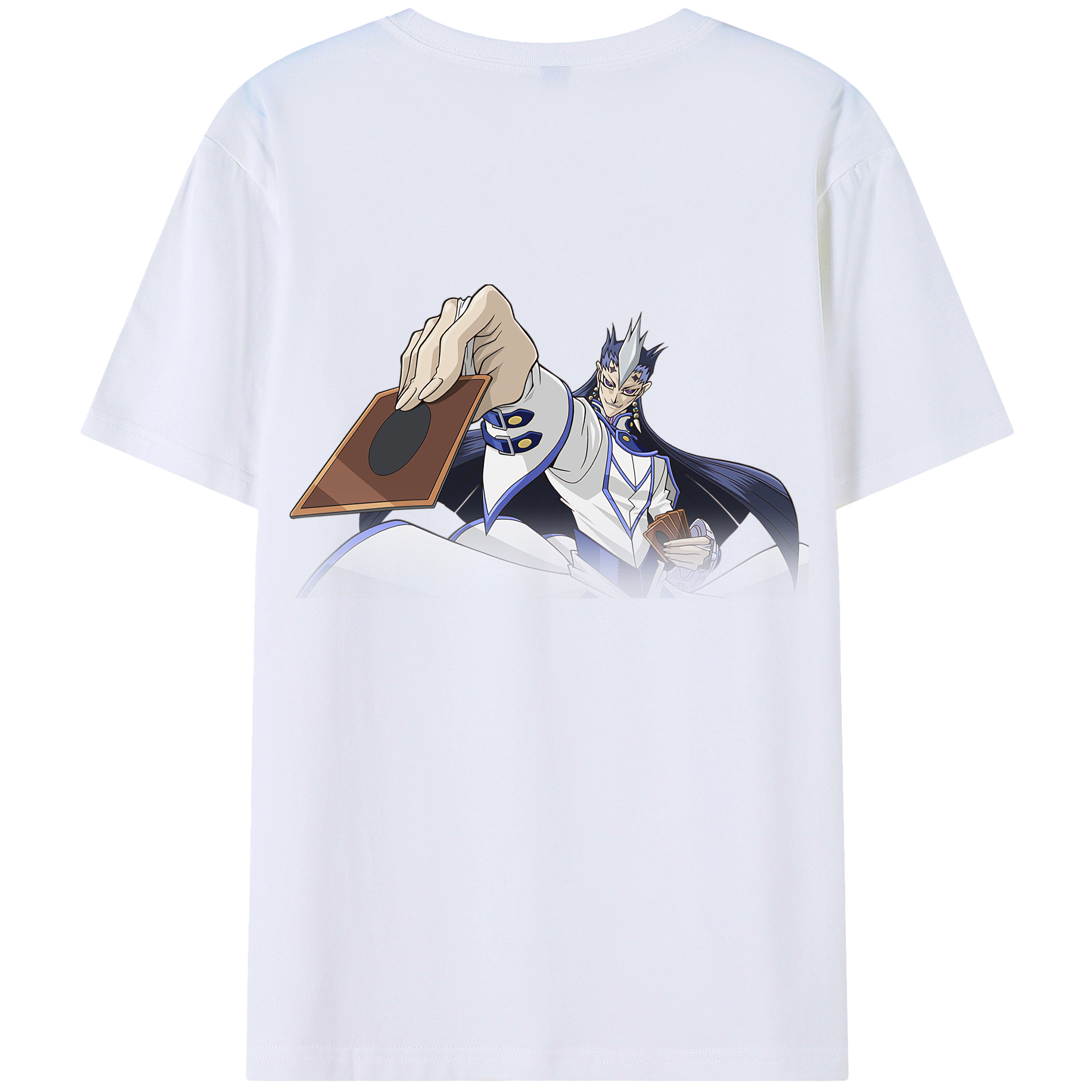 （画像用） 遊☆戯☆王 Yu-Gi-Oh! 綿100％ メンズ半袖Tシャツ（バックプリント） 通気性