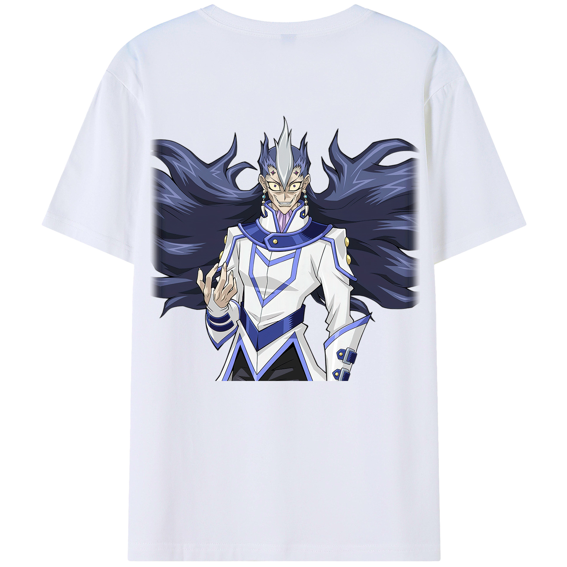 （画像用） 遊☆戯☆王 Yu-Gi-Oh! 綿100％ メンズ半袖Tシャツ（バックプリント） 通気性