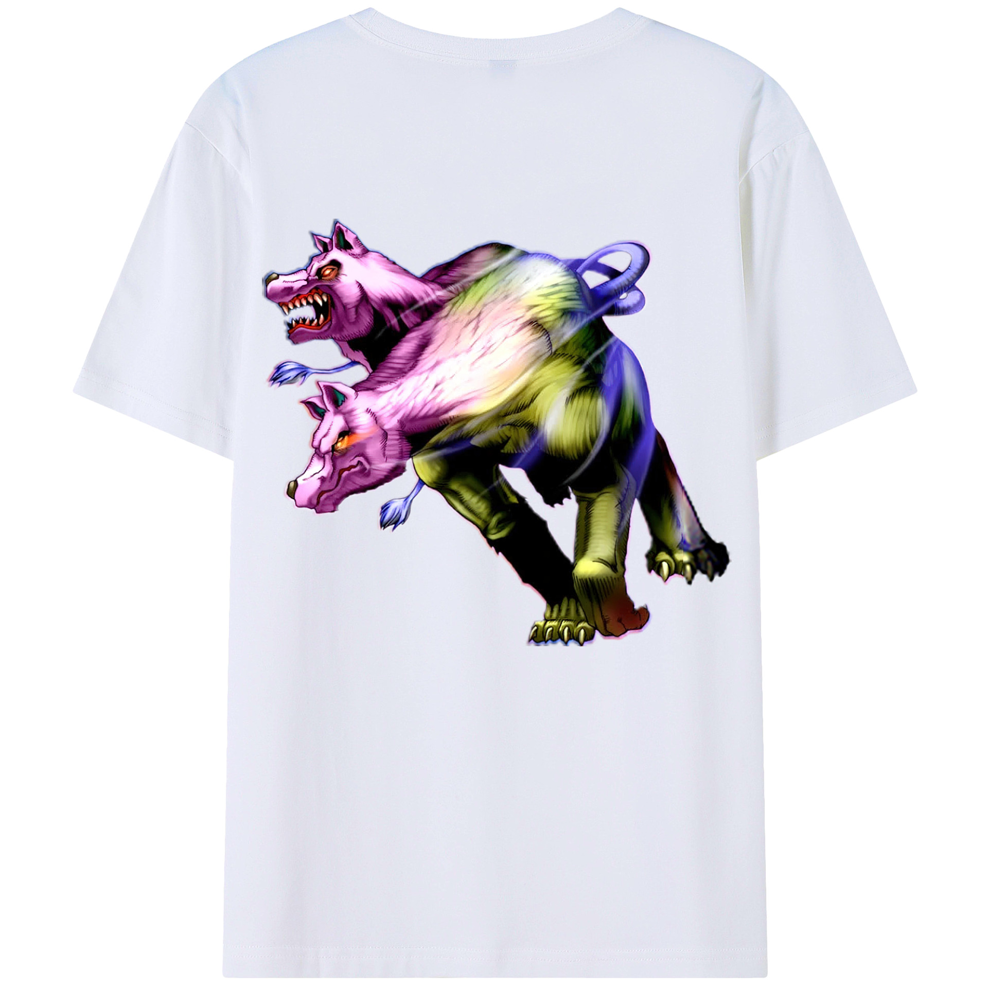 （画像用） 遊☆戯☆王 Yu-Gi-Oh! 綿100％ メンズ半袖Tシャツ（バックプリント） 通気性