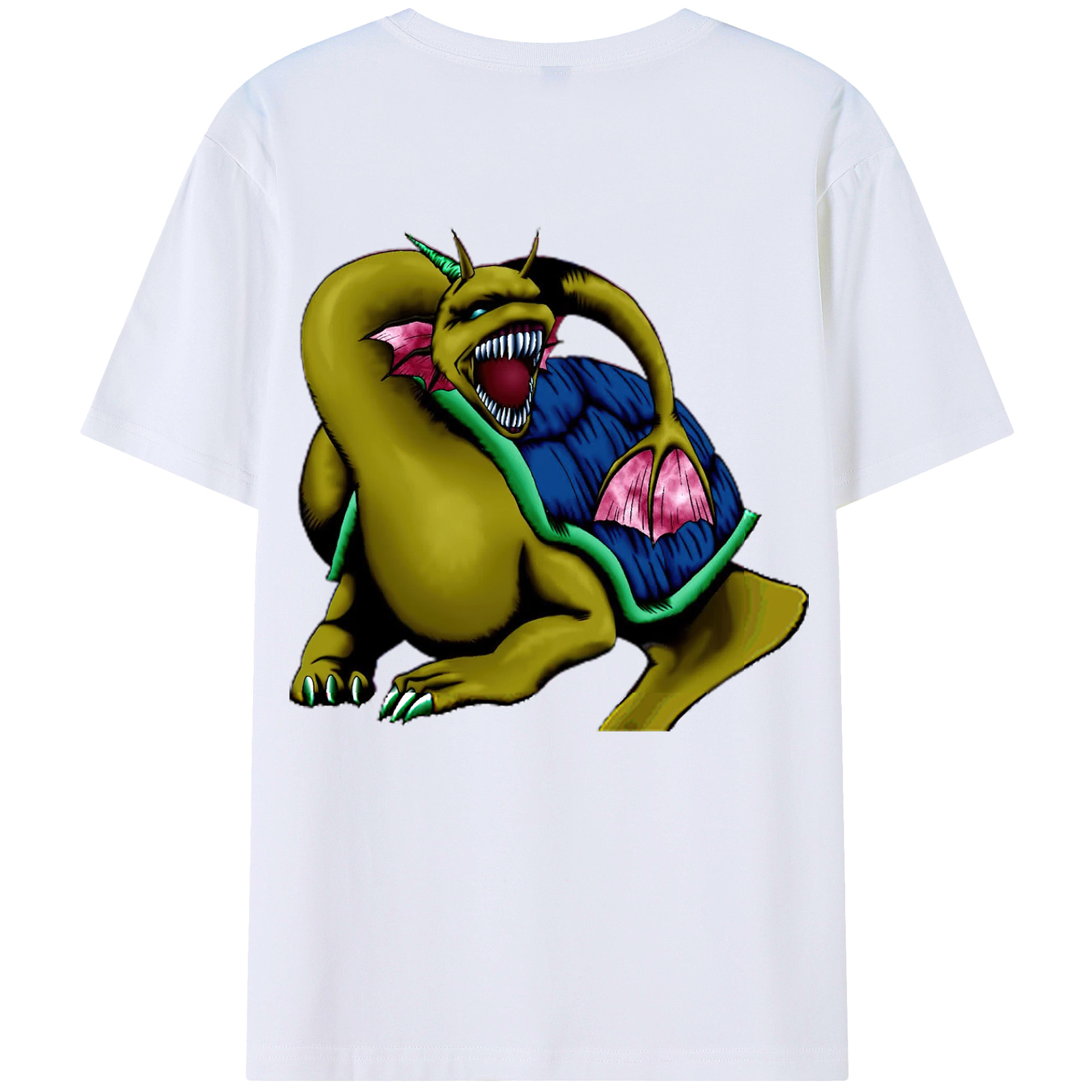 （画像用） 遊☆戯☆王 Yu-Gi-Oh! 綿100％ メンズ半袖Tシャツ（バックプリント） 通気性