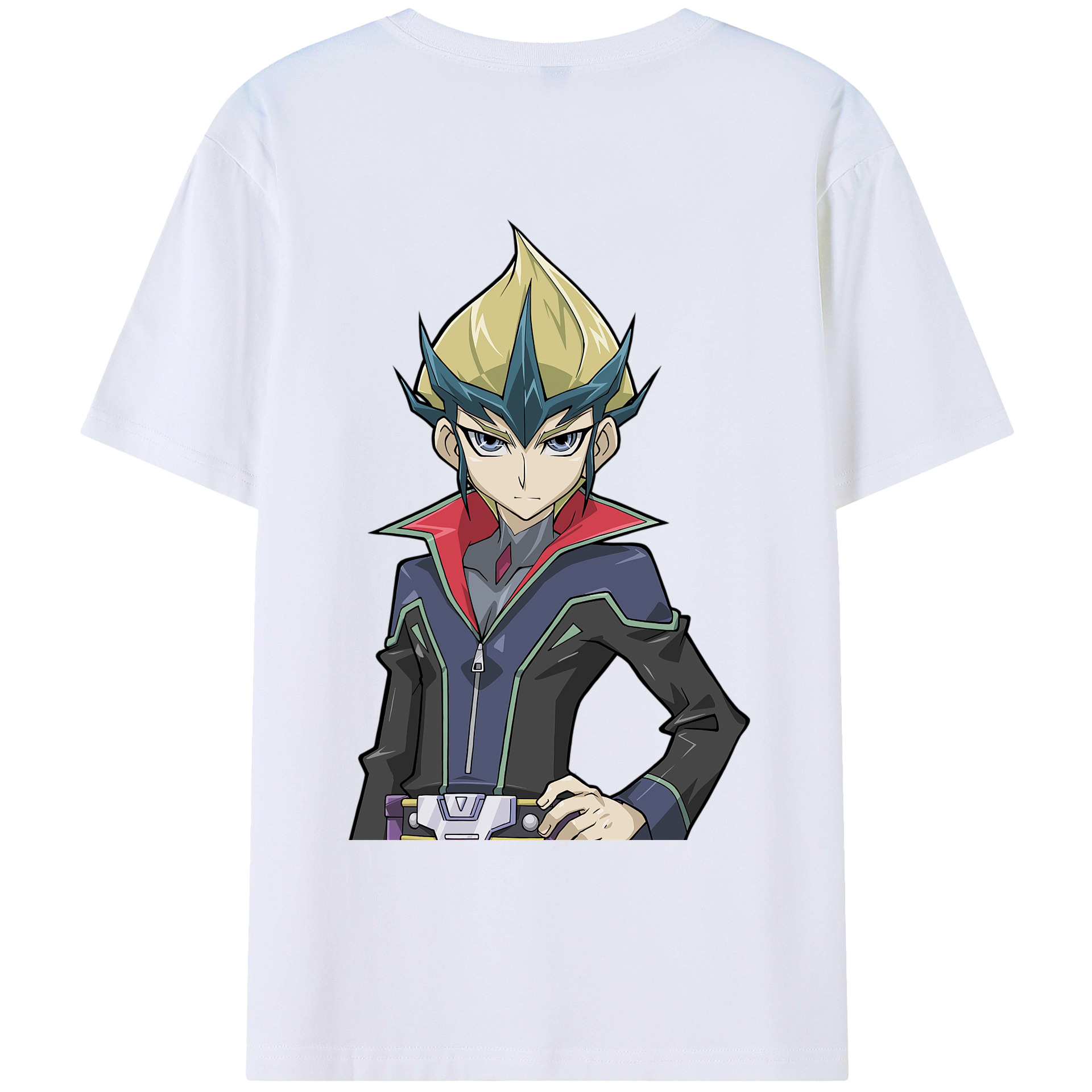 （画像用） 遊☆戯☆王 Yu-Gi-Oh! 綿100％ メンズ半袖Tシャツ（バックプリント） 通気性